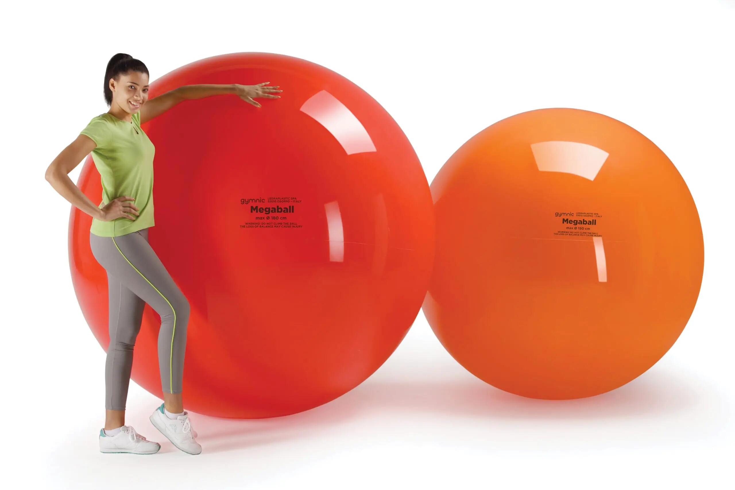Gymnic Megaball Palla gigante gonfiabile Ø 150 cm arancione 3/5