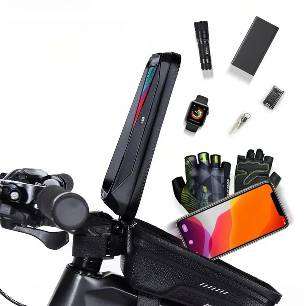 Borsa telaio bici con supporto telefono touch WILD MAN 6/7