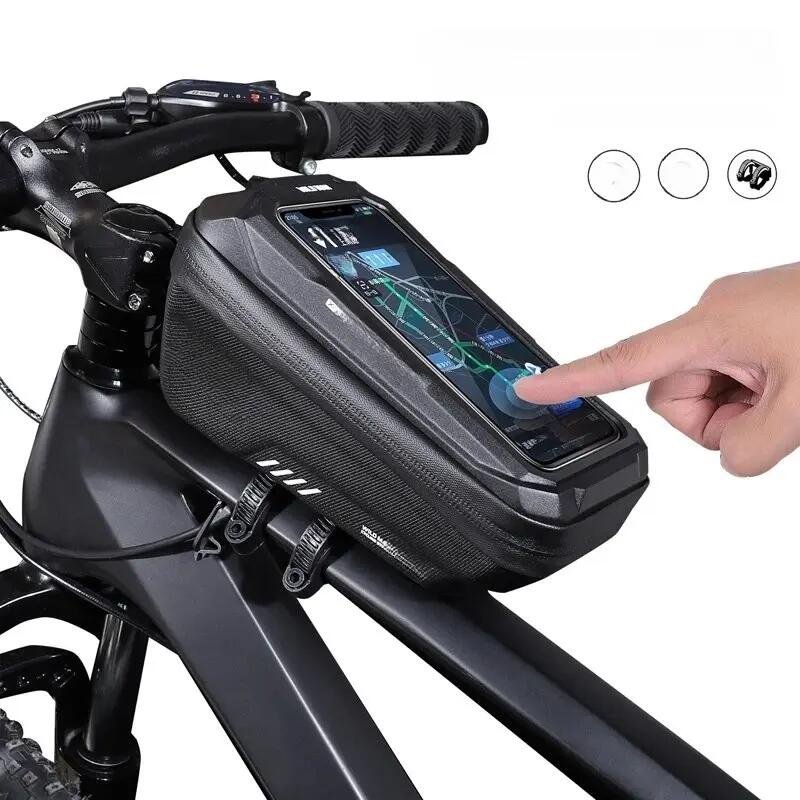 Fietstas voor frame met waterdichte touchscreen-telefoonhouder WILD MAN 4/6