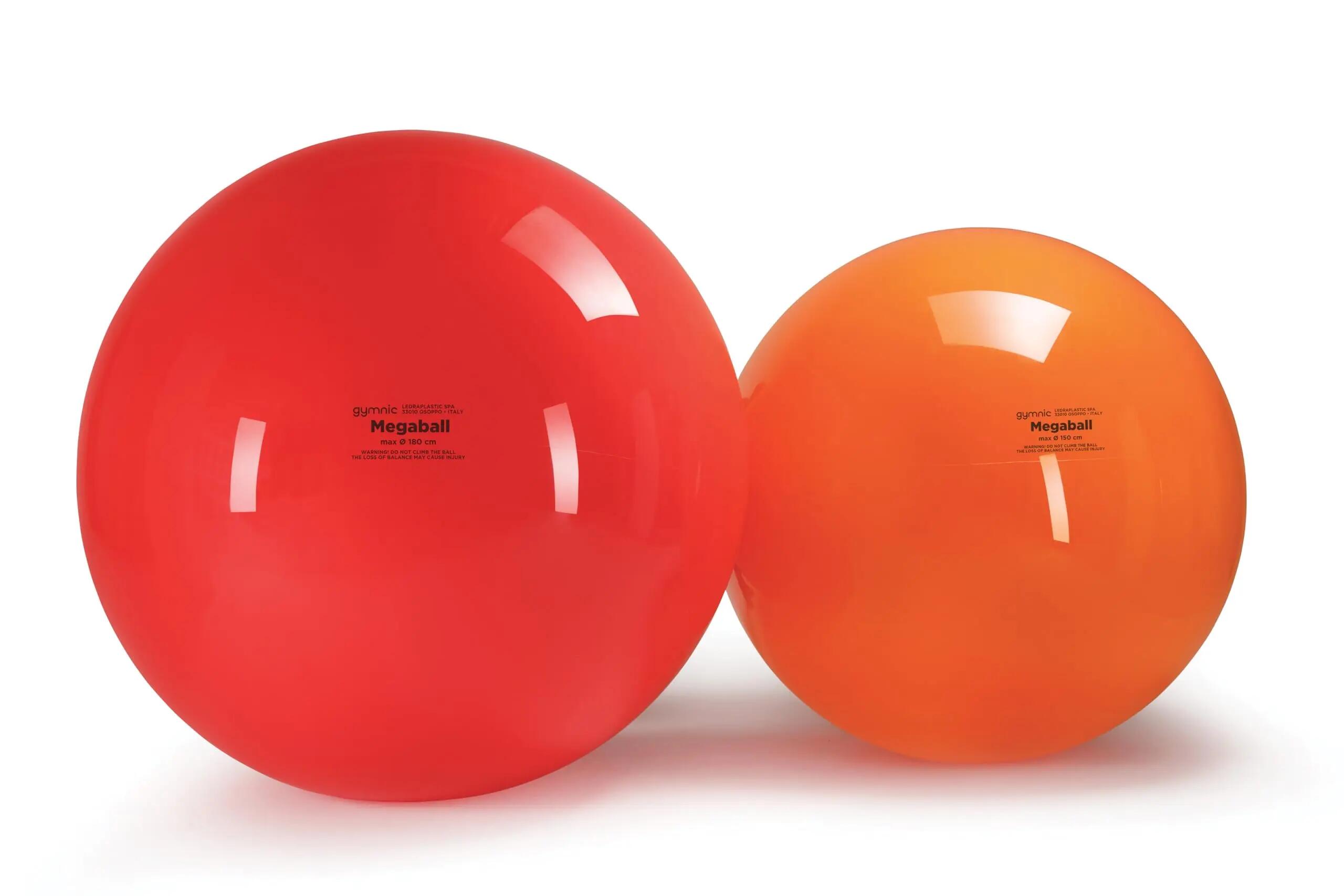 Gymnic Megaball Palla gigante gonfiabile Ø 150 cm arancione 2/5
