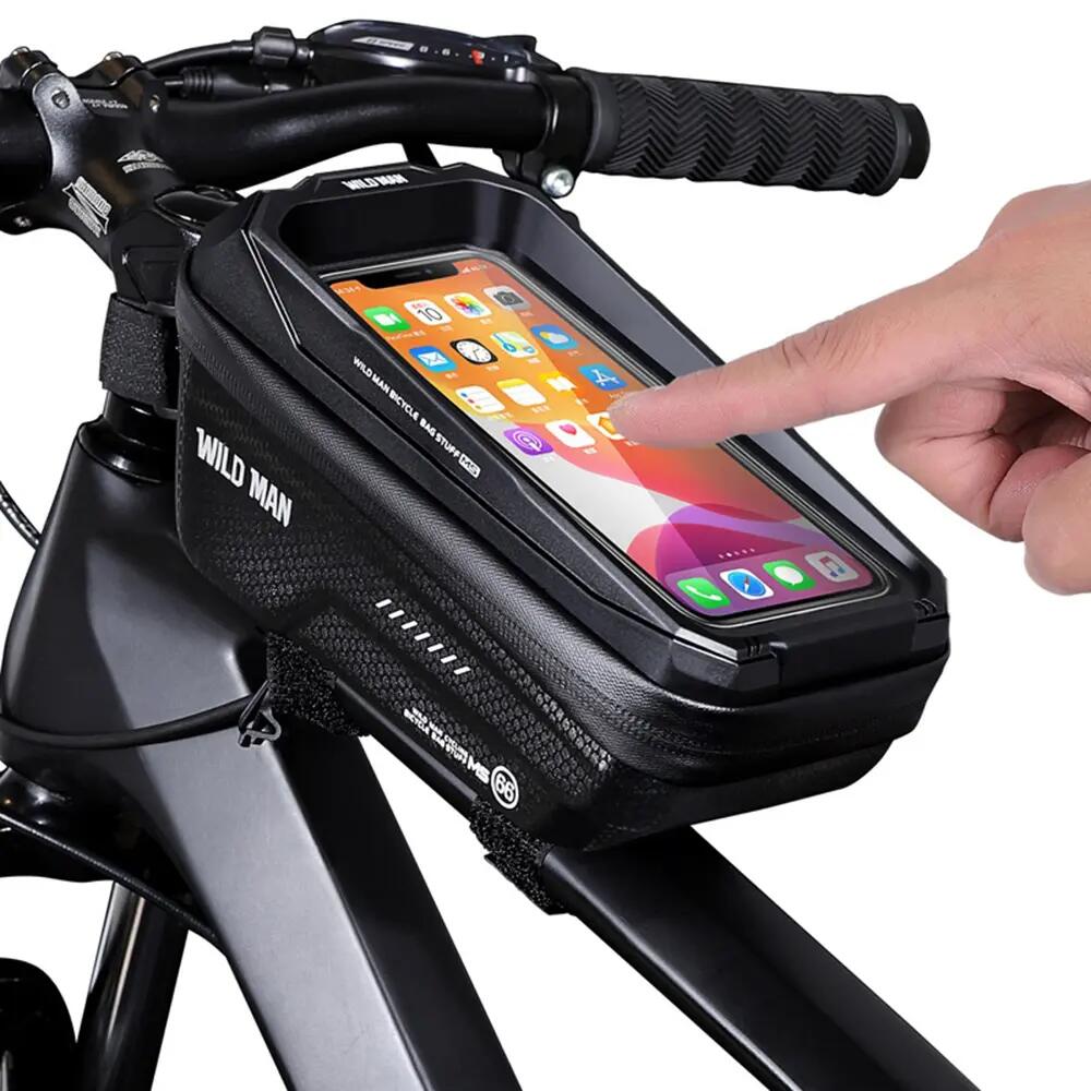 Borsa telaio bici con supporto telefono touch WILD MAN 5/7