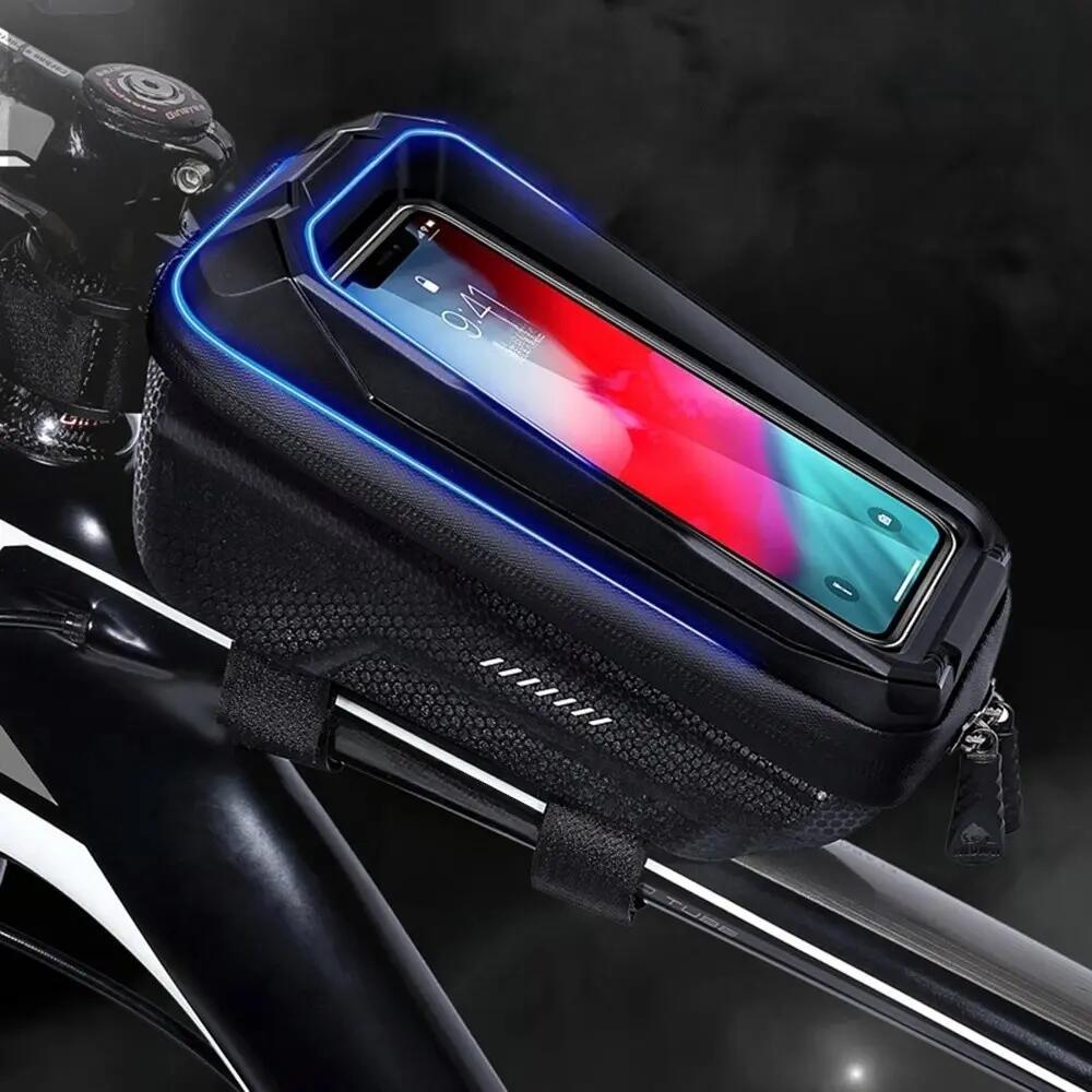 Borsa telaio bici con supporto telefono touch WILD MAN 4/7