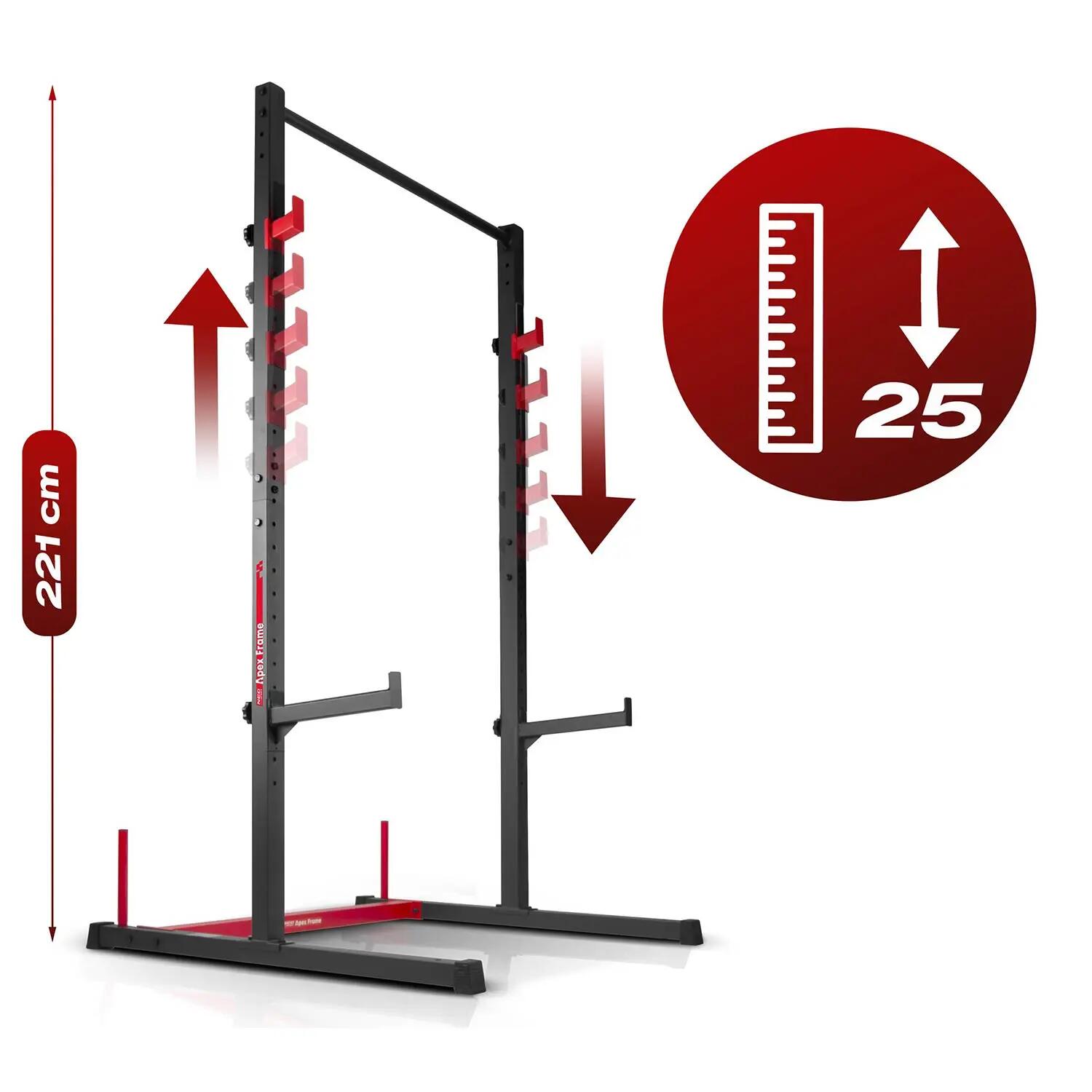 Drążek do podciągania Neo-sport Apex Frame stacjonarny stojak na sztangę 8/15