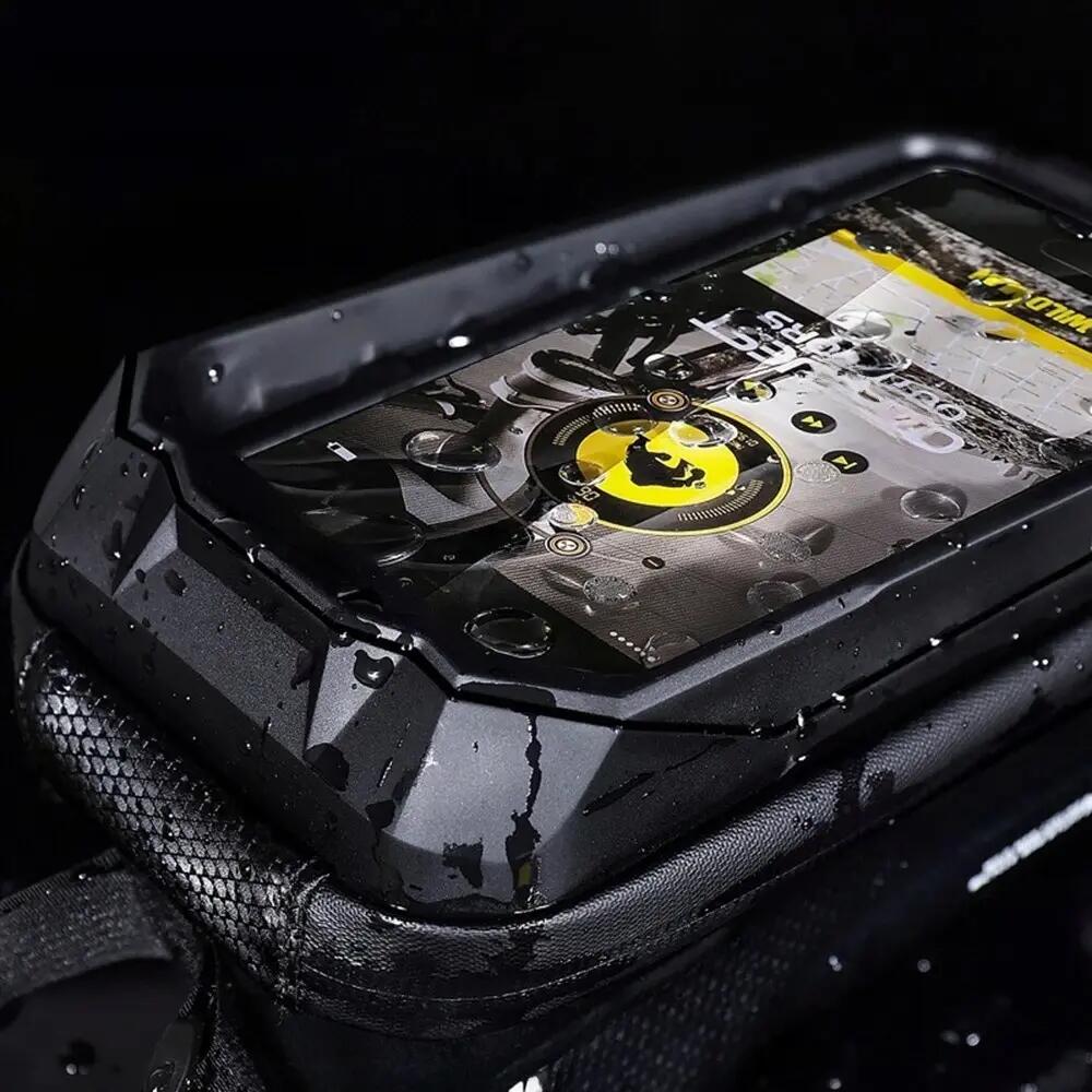 Borsa telaio bici con supporto telefono touch WILD MAN 3/7