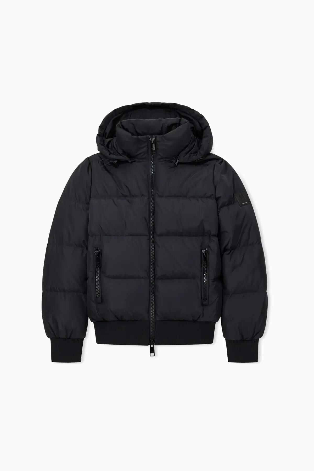 Jaqueta Armani Exchange Modelo Xw000228 Af1228 Down Jacket Cor Preto 4/5