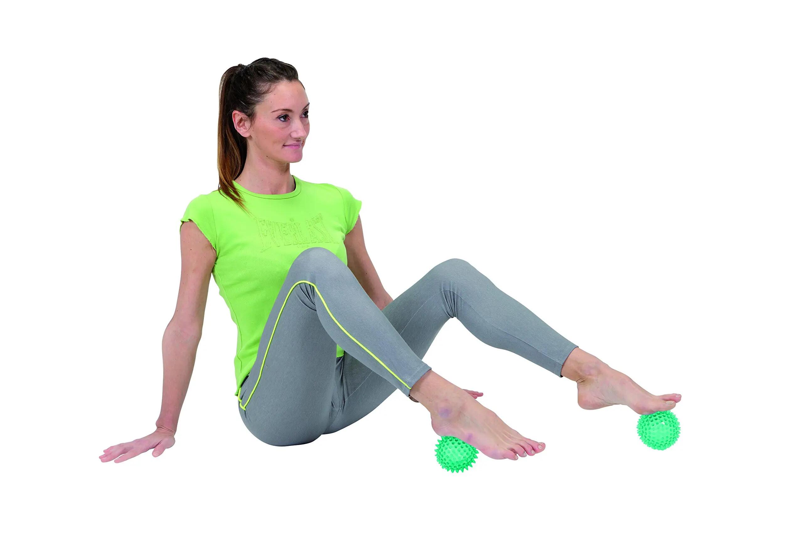 Gymnic Reflexball Gift Confezione regalo 2 palle riccio Ø 8 cm verdi 3/4