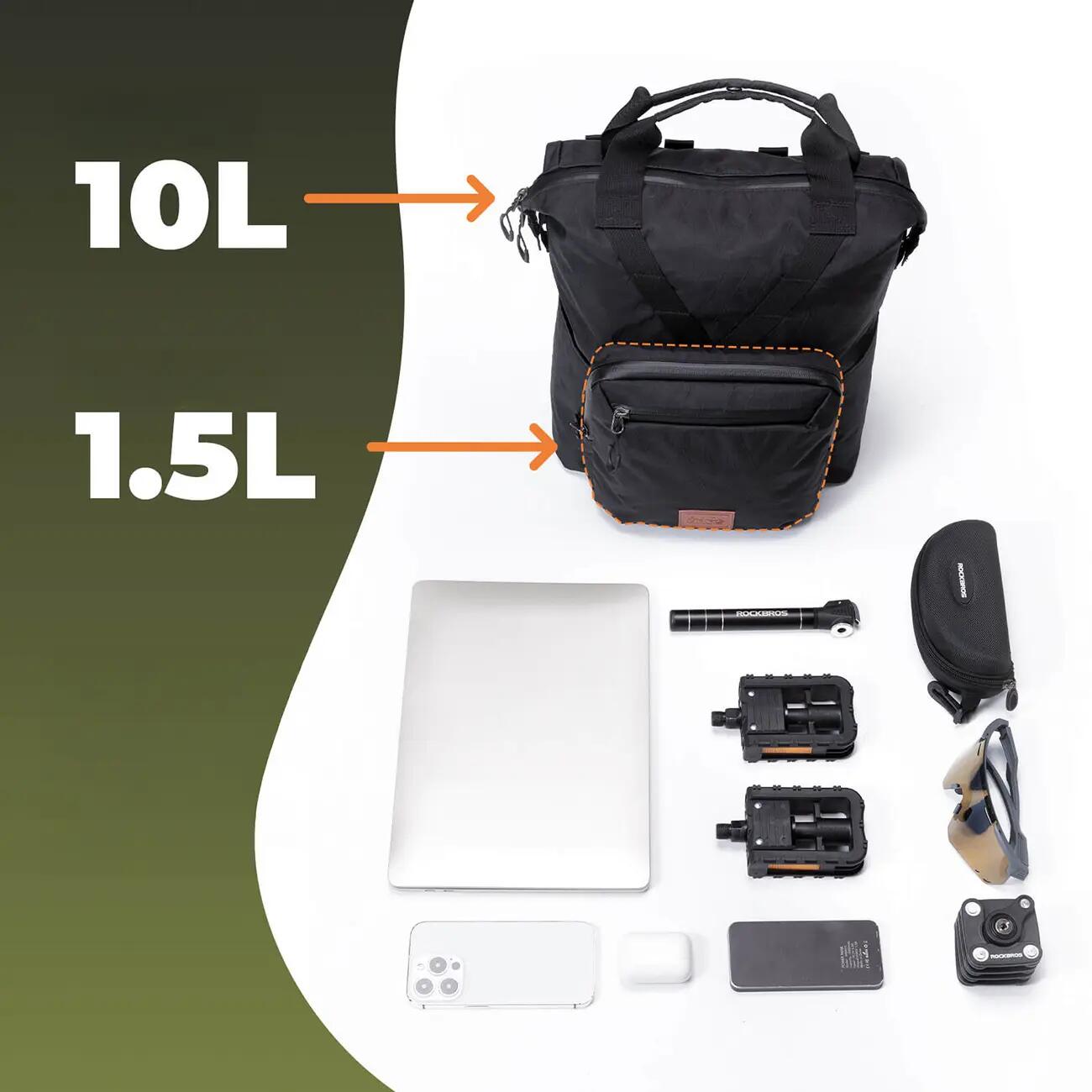 Plecak do roweru składanego brompton 11,5L podróżny 3/5