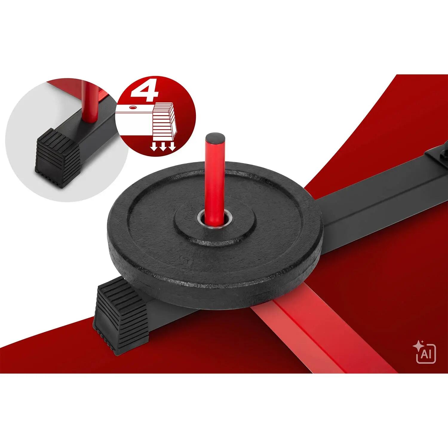 Drążek do podciągania Neo-sport Apex Frame stacjonarny stojak na sztangę 10/15