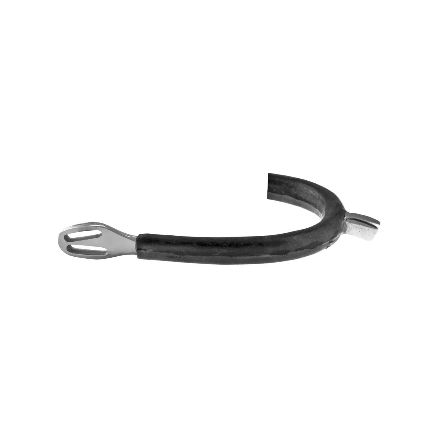 Éperons inox homme tronc recouverts de caoutchouc 1/1