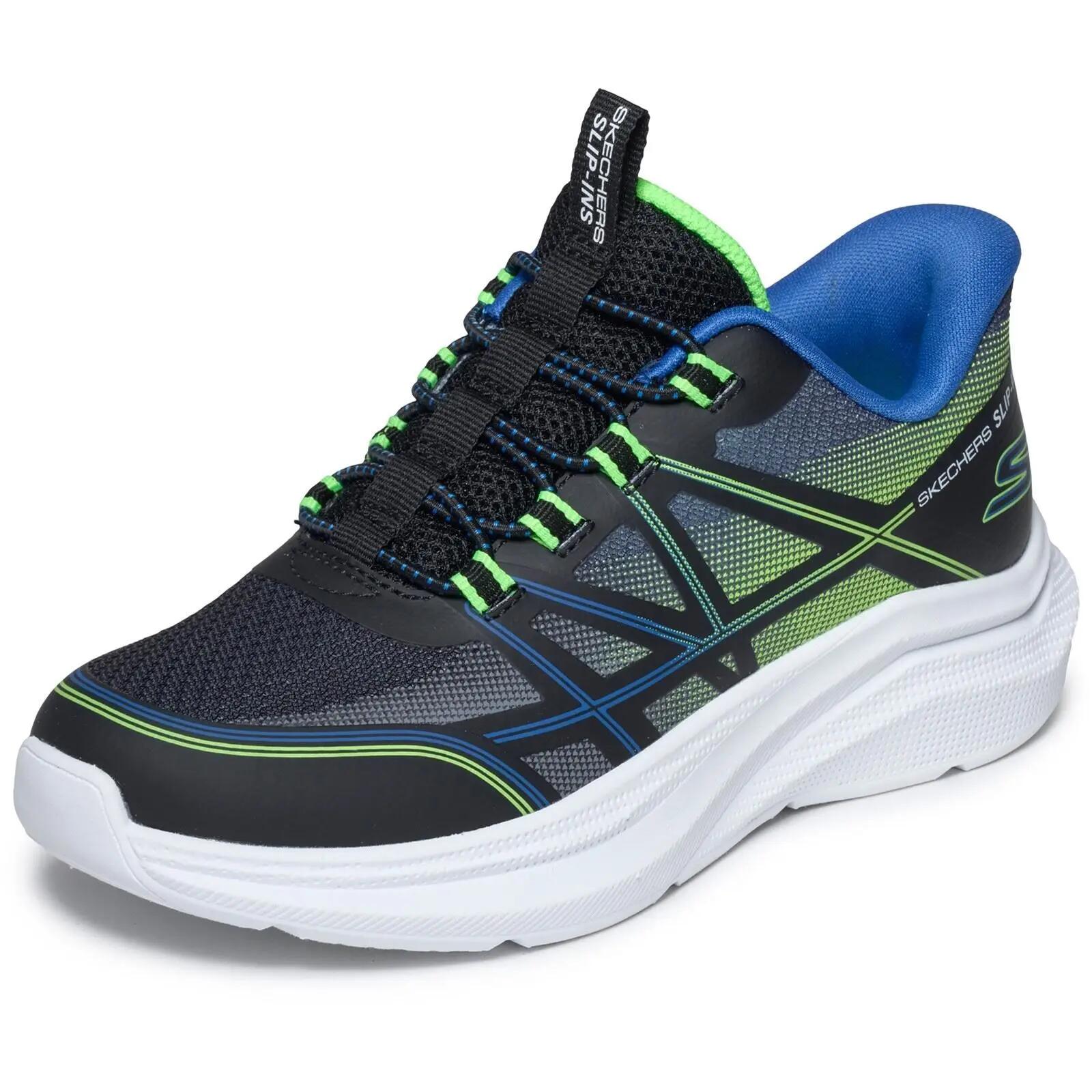 Zapatilla para Running para NIÑO SKECHERS Microspec Velocity - Grid-Shift 5/5