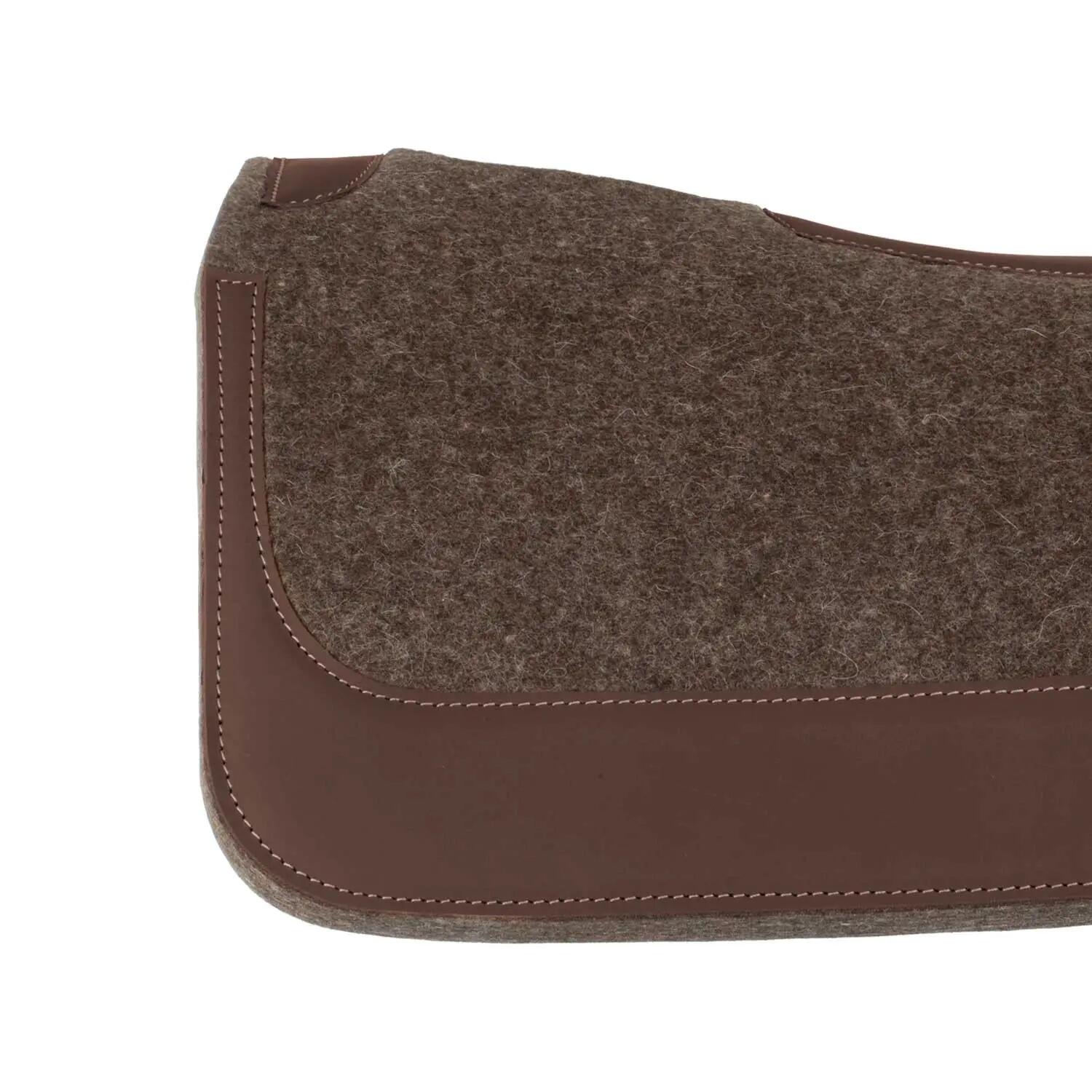 Western-satteldecke filz lang leder 4/5