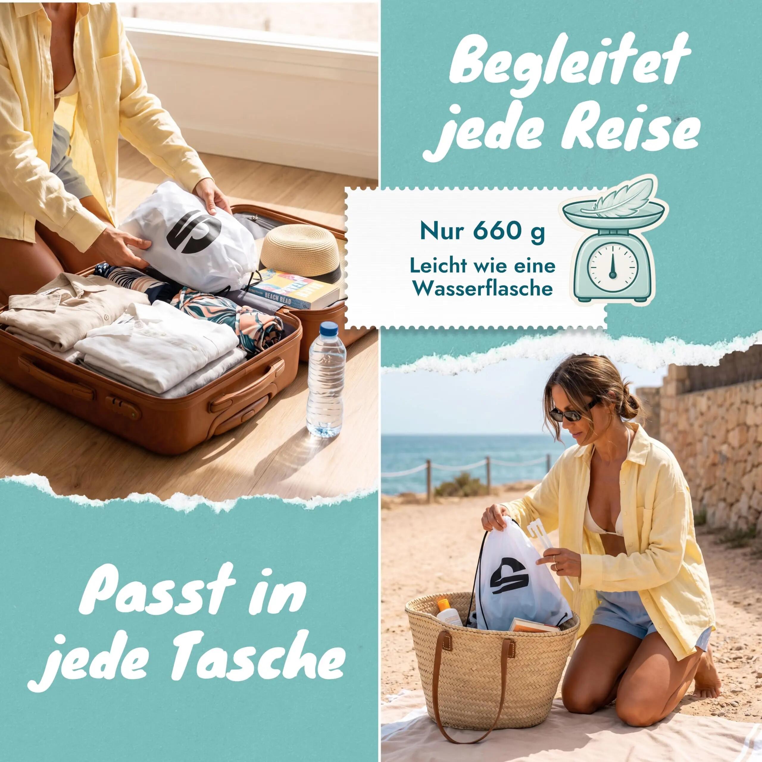 Beach Lounger aufblasbar, 2 Positionen, AirLounge, petrolblau 4/6