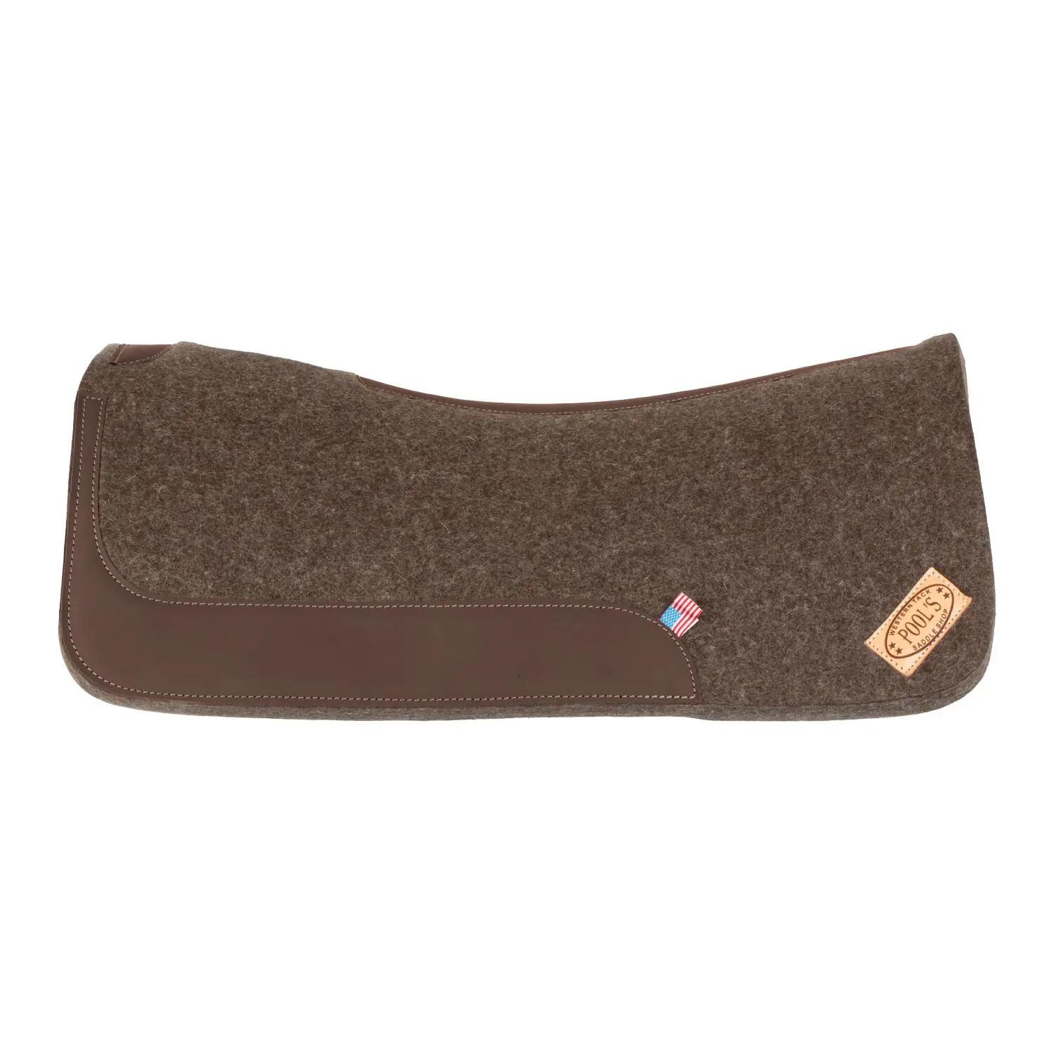 Western-satteldecke filz lang leder 2/5