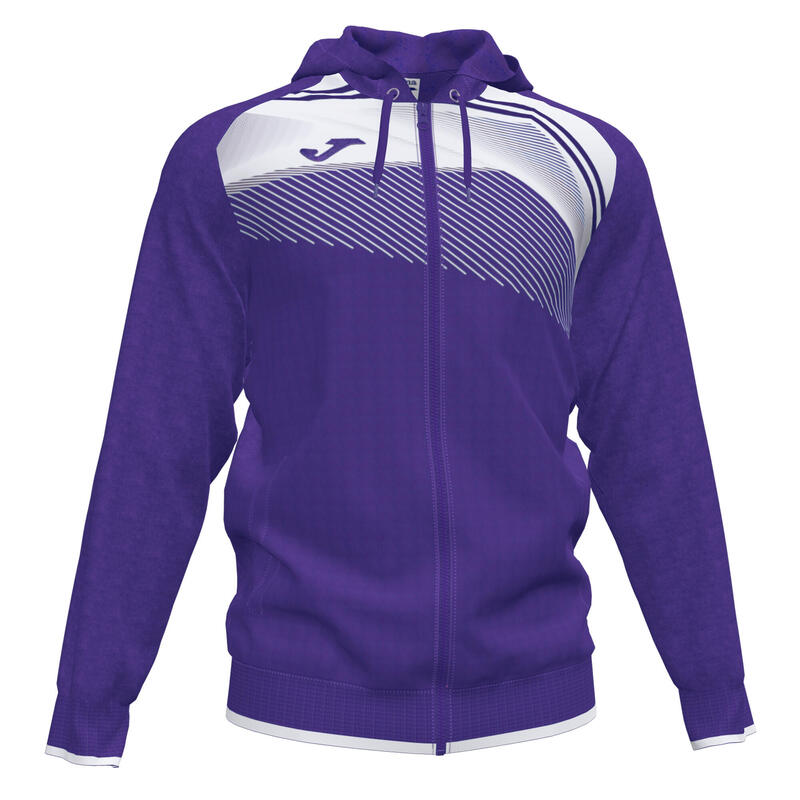 Chaqueta Con Capucha Fútbol Hombre Joma Supernova II Morado