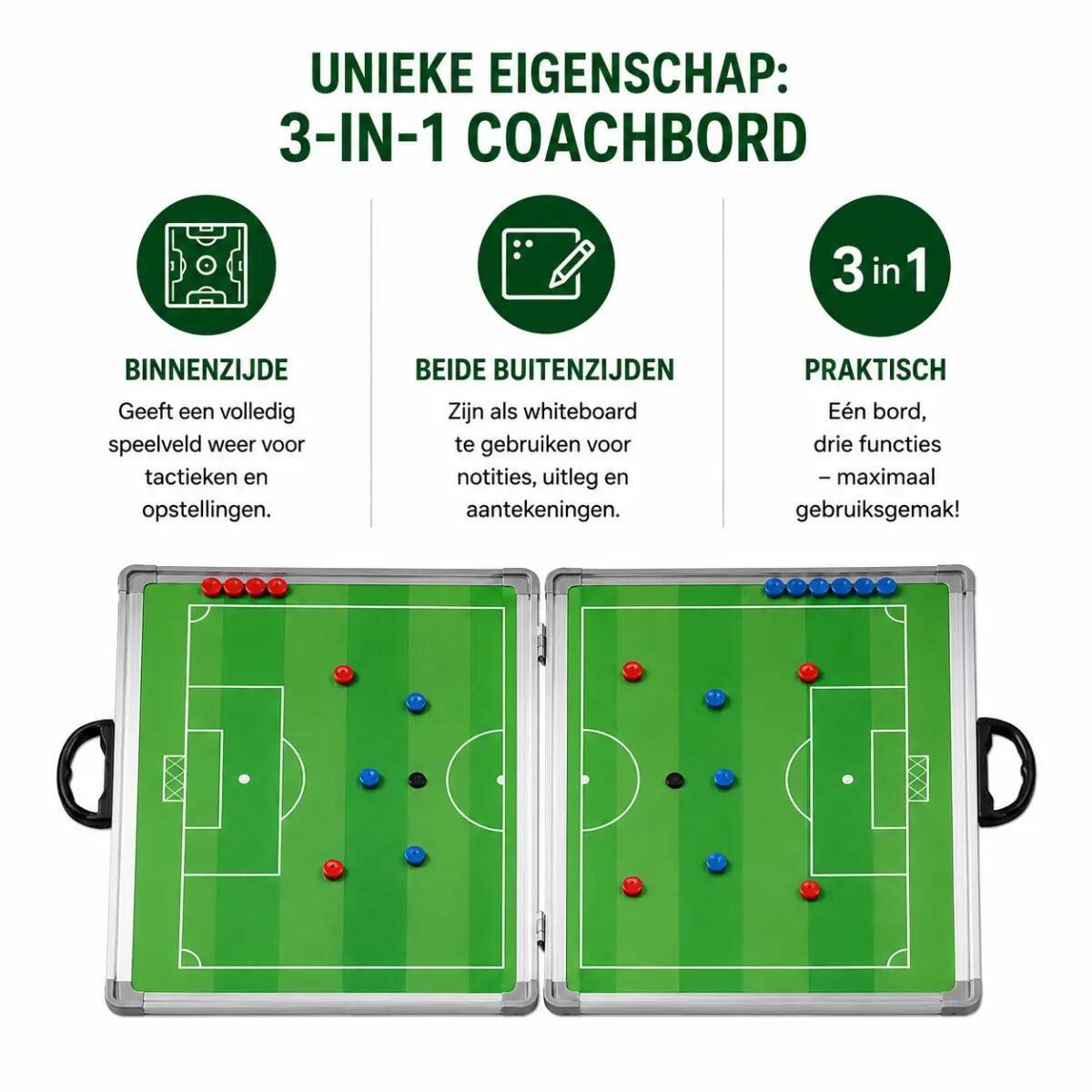 Sportec Coachbord opvouwbaar - Voetbal 4/4