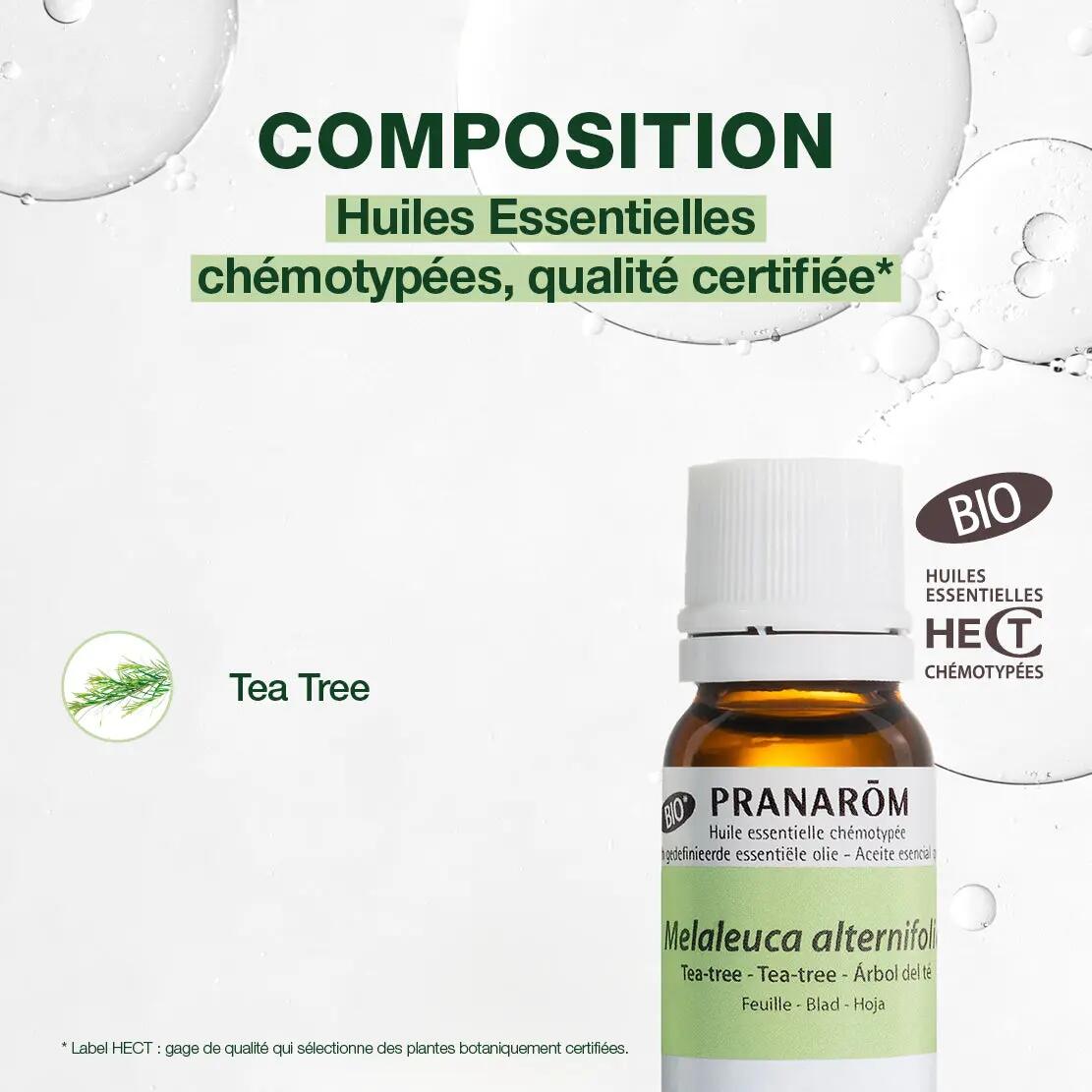 Huile essentielle - Tea-tree bio chémotypée - Pranarôm 3/5