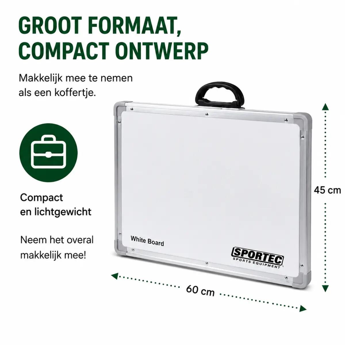 Sportec Coachbord opvouwbaar - Voetbal 2/4