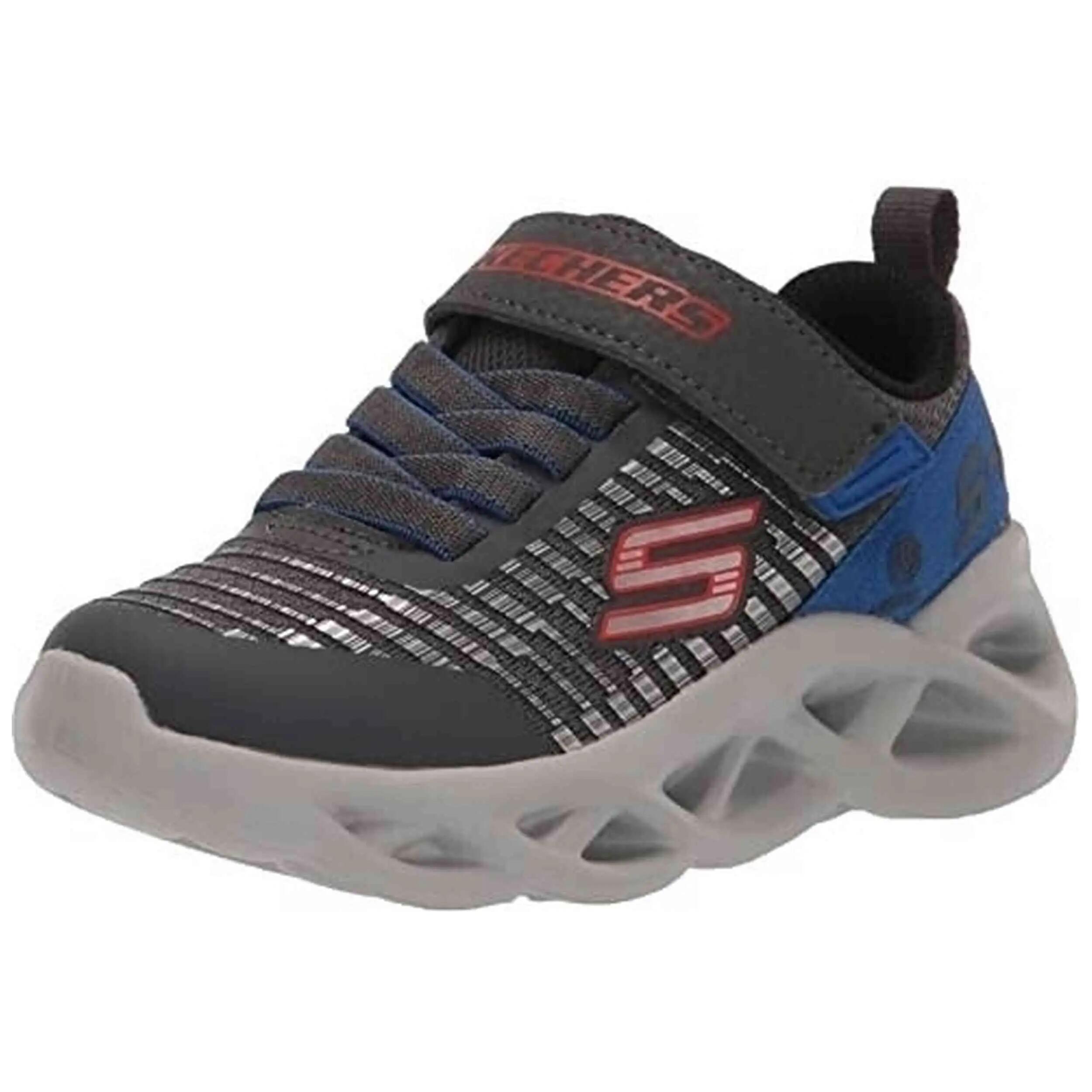 Sapatilhas Skechers modelo 401650L-CCBL-GREY para crianças 2/2