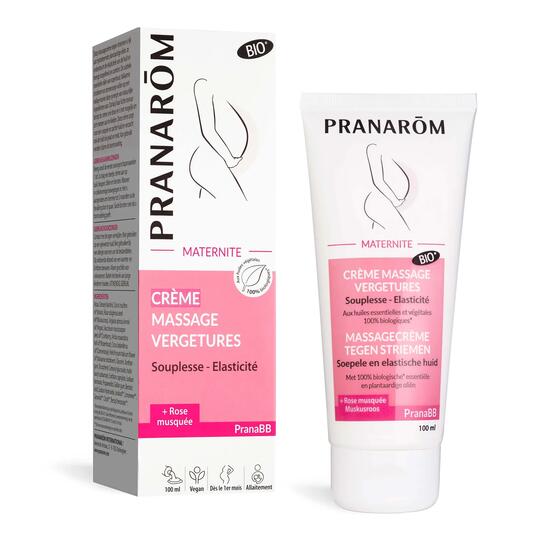 Crème de massage bio anti-vergetures - Maternité