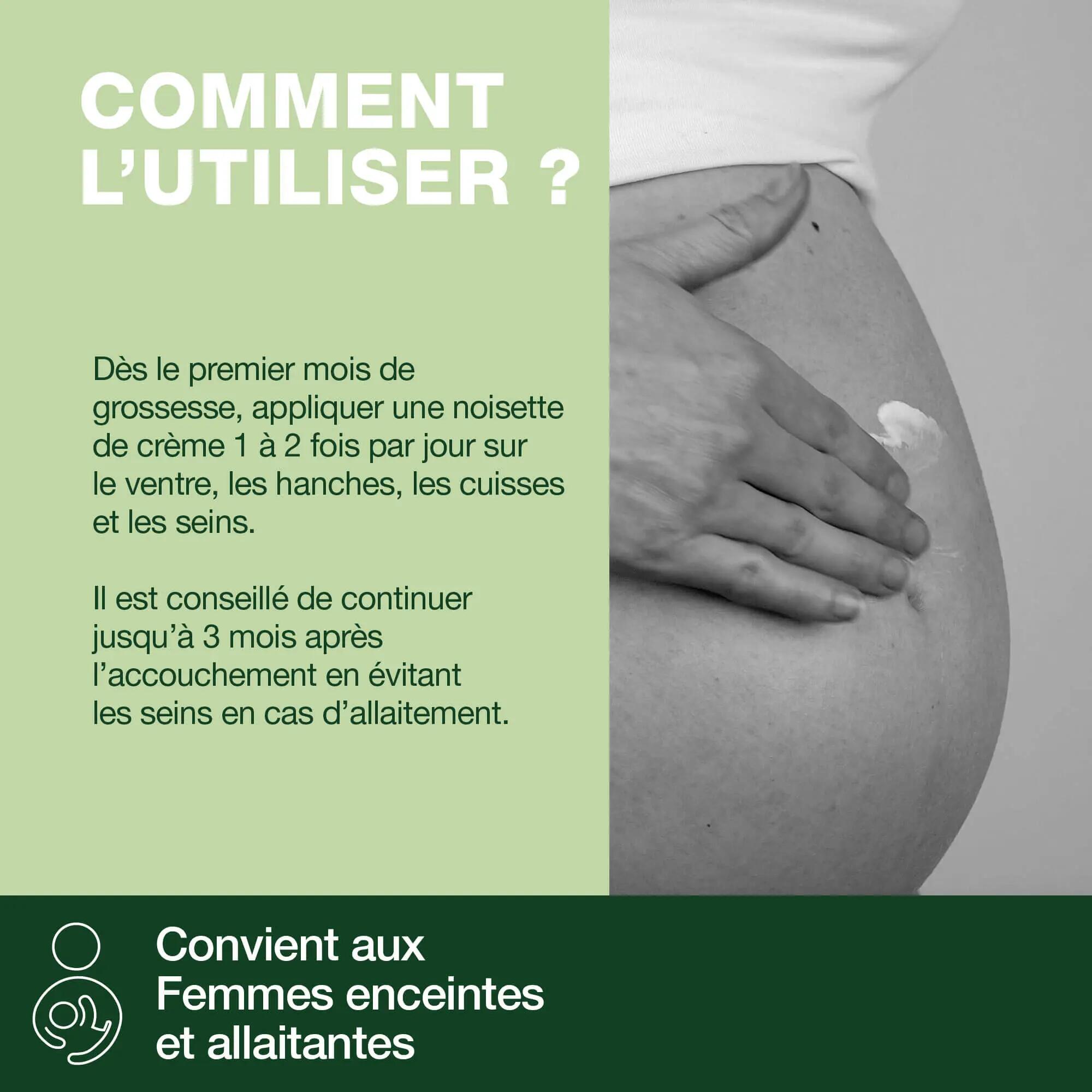 Crème de massage bio anti-vergetures - Maternité 2/5