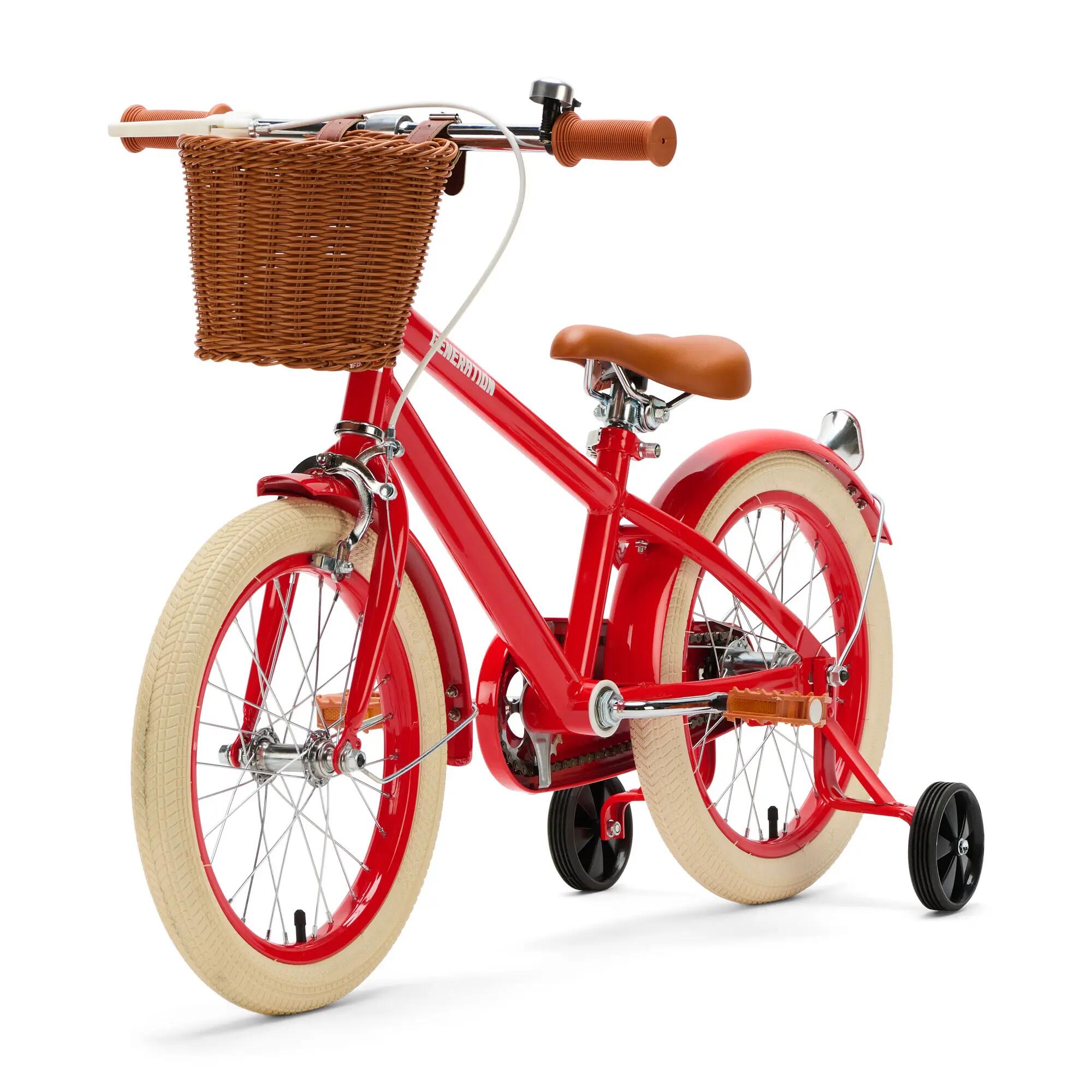 Generation Retro 16 Polegadas Vermelho – Bicicleta Infantil com Cesto 2/5