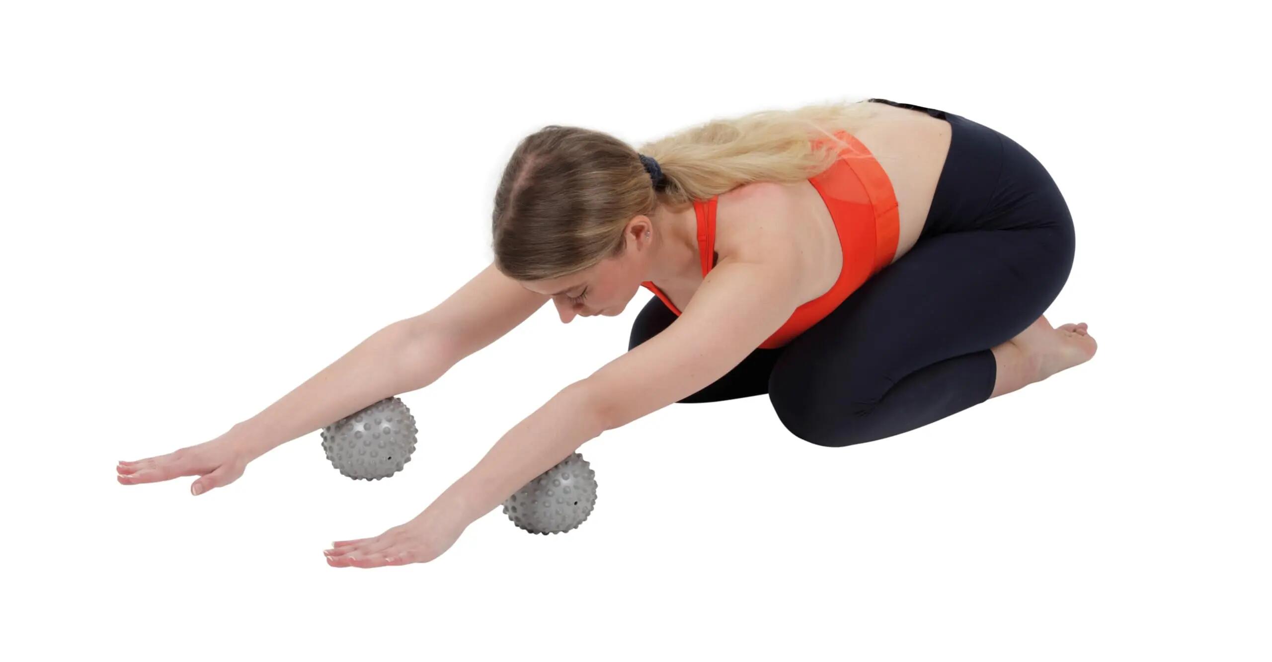 Gymnic Senso Pro Set 2 palle sensoriali grigie Pilates e rilassamento 5/5