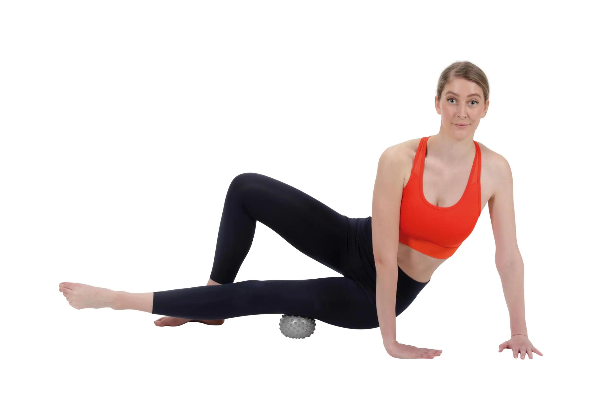 Gymnic Senso Pro Set 2 palle sensoriali grigie Pilates e rilassamento 3/5