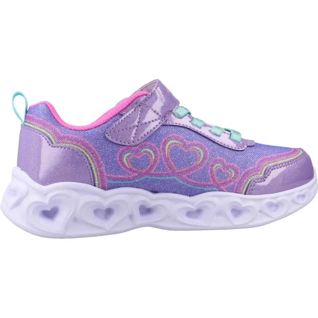 Buty SKECHERS 303736LCS HEART LIGHTS Fioletowy 4/5