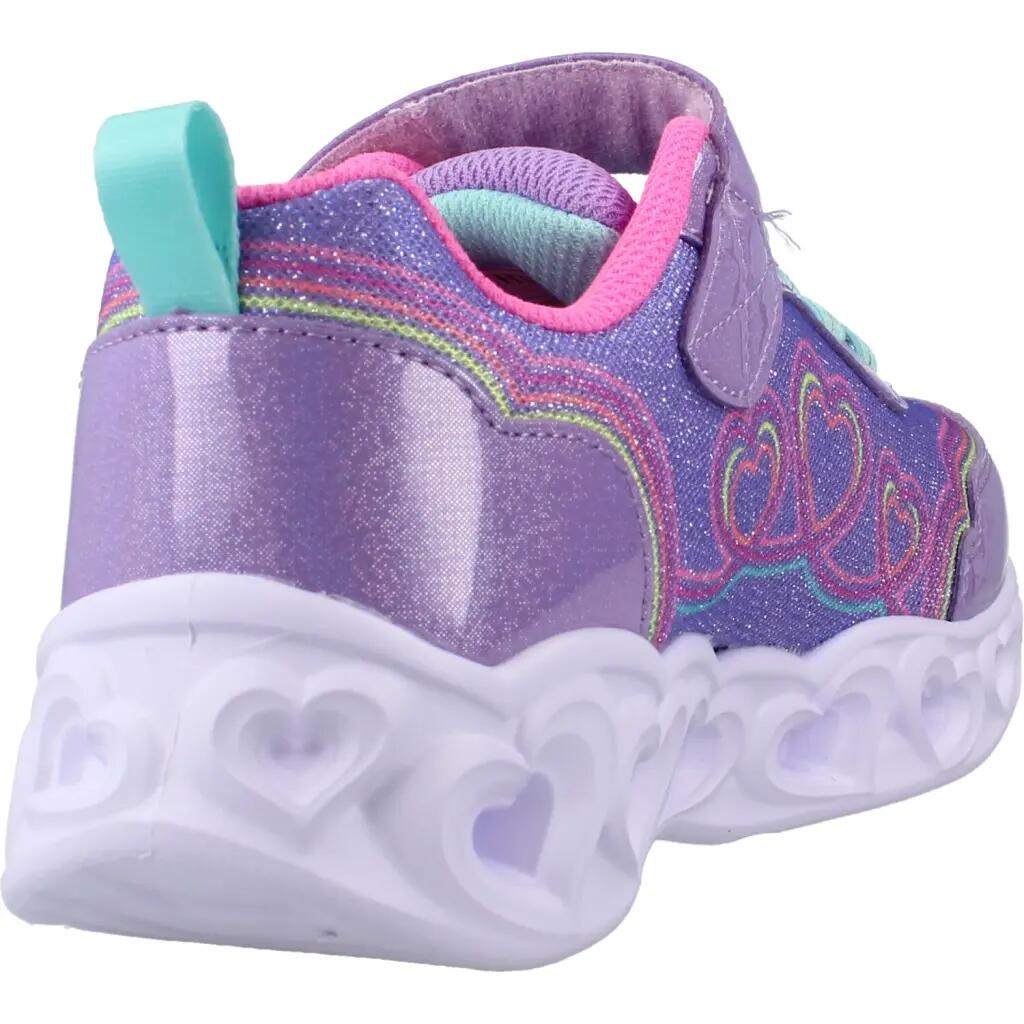 Buty SKECHERS 303736LCS HEART LIGHTS Fioletowy 3/5