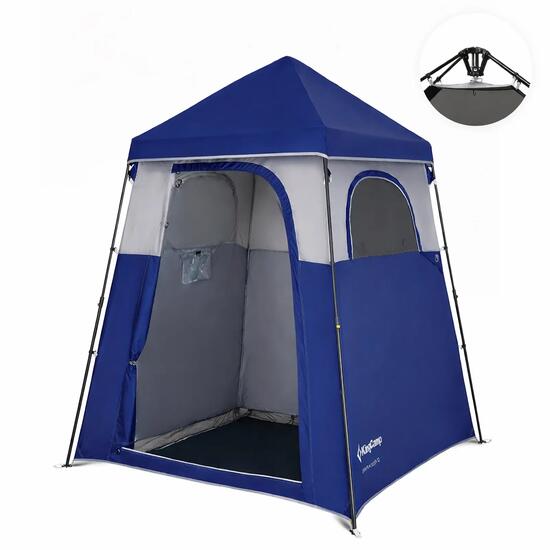 Tente de douche Marasusa Q Camping Tente vestiaire WC toilettes 2 personnes
