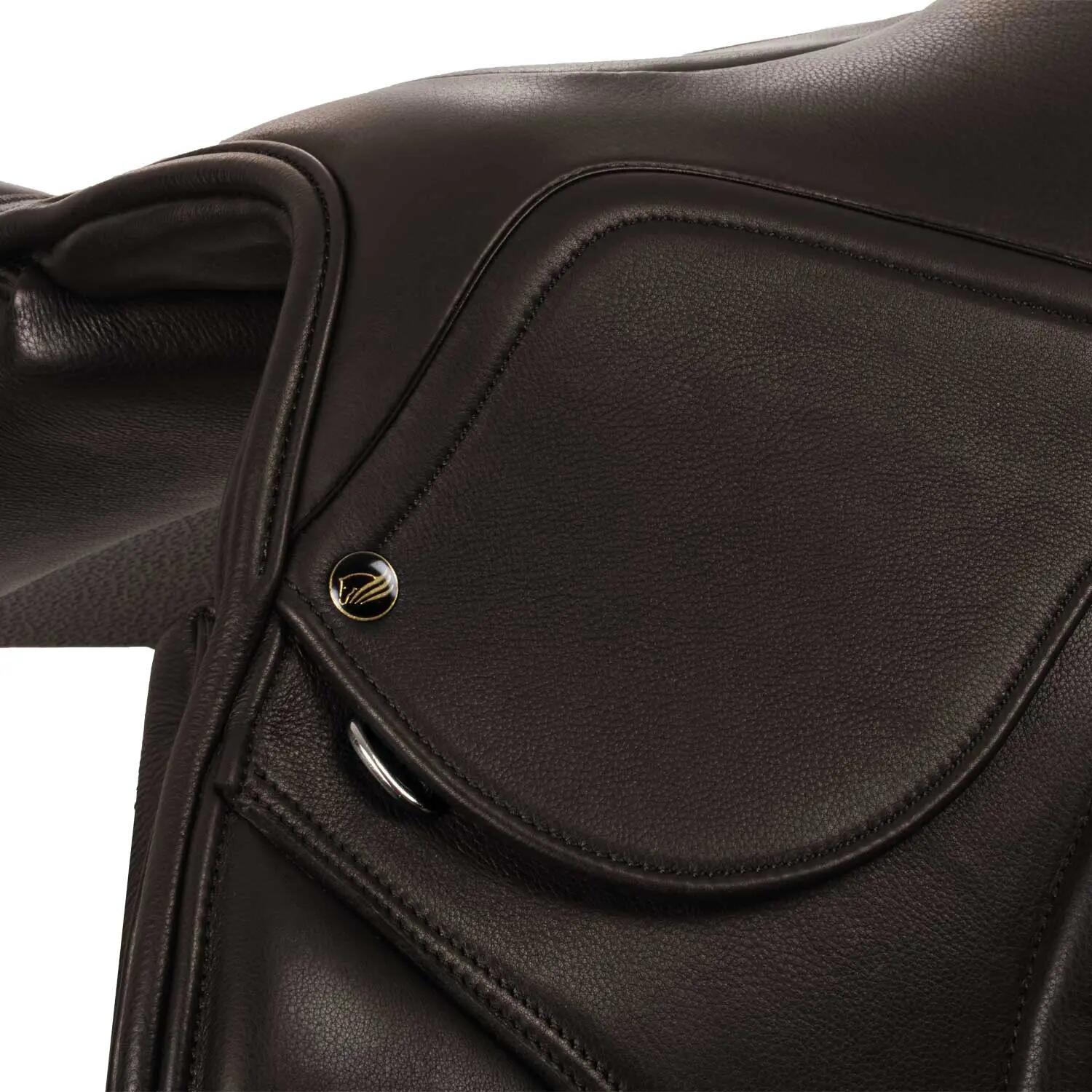 Selle de saut las vegas en cuir doublé 5/7