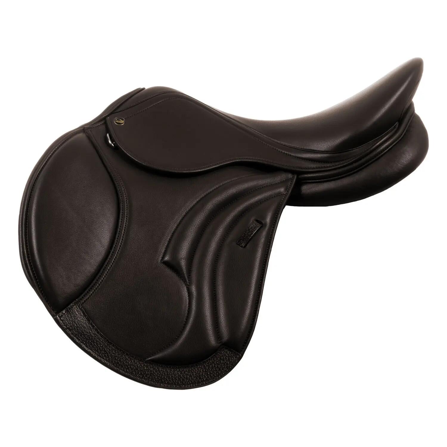 Selle de saut las vegas en cuir doublé 2/7