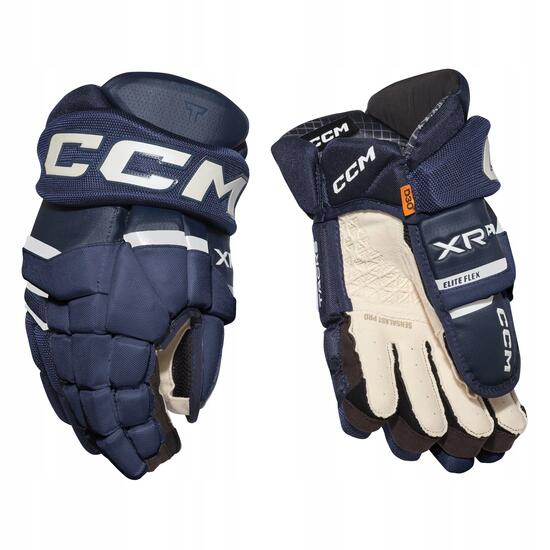 Hgxrpro Junior CCM TAC guanti blu navy/bianchi