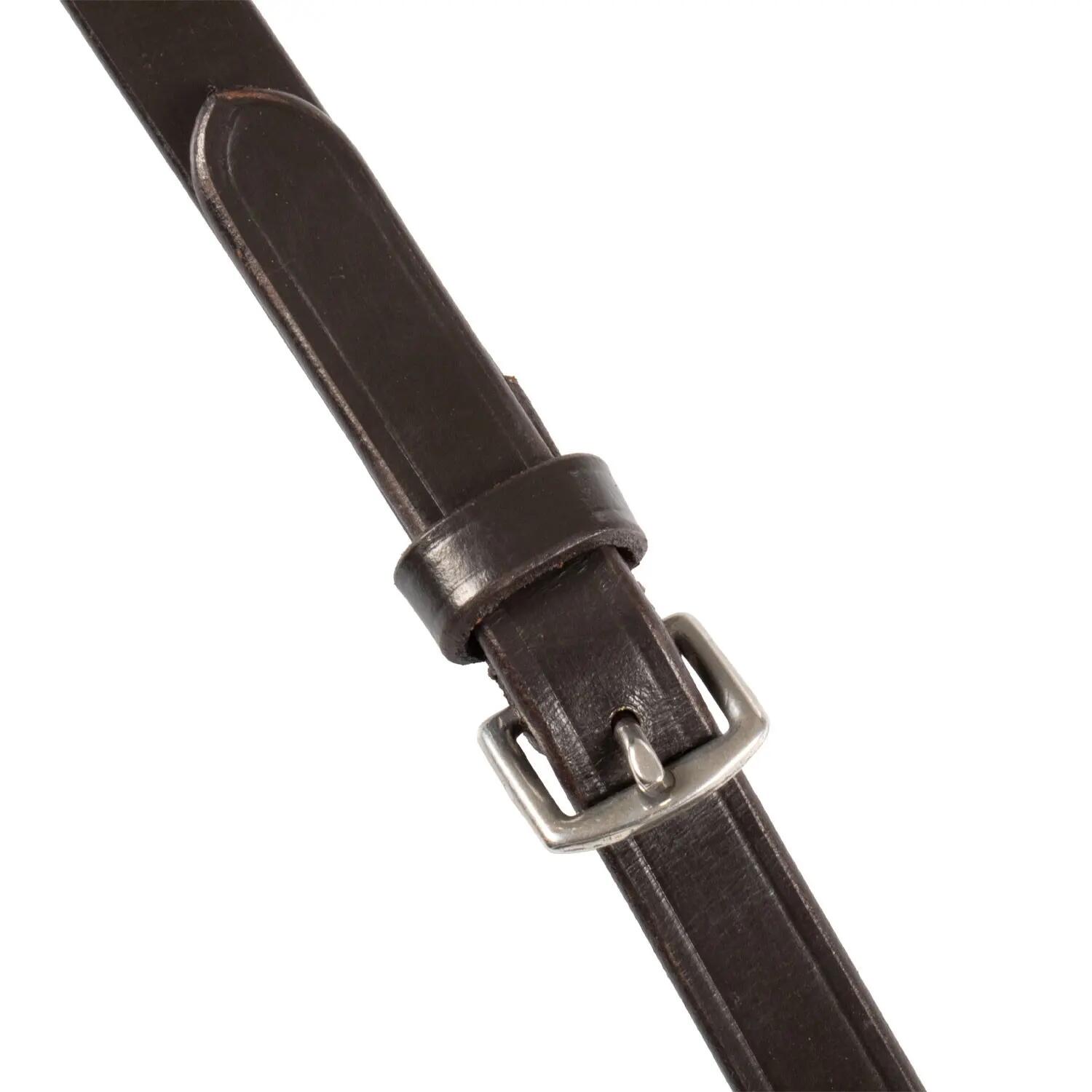 Rênes magna en cuir avec grip en caoutchouc 5/6