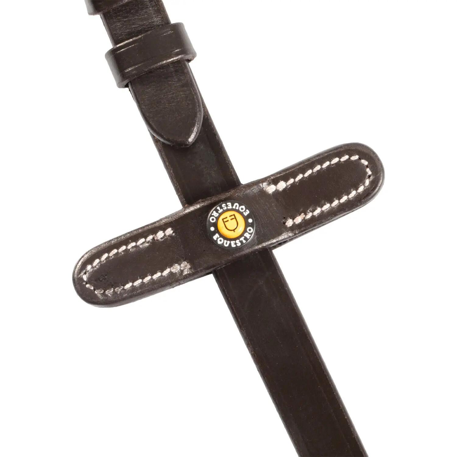 Rênes magna en cuir avec grip en caoutchouc 4/6