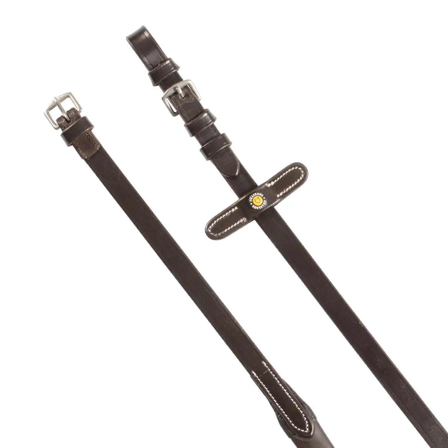 Rênes magna en cuir avec grip en caoutchouc 2/6