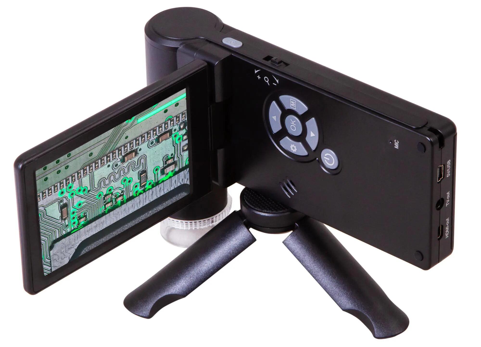 Microscopio digitale portatile - 5MP LCD, 10–300x - DTX 700 Mobi 6/6