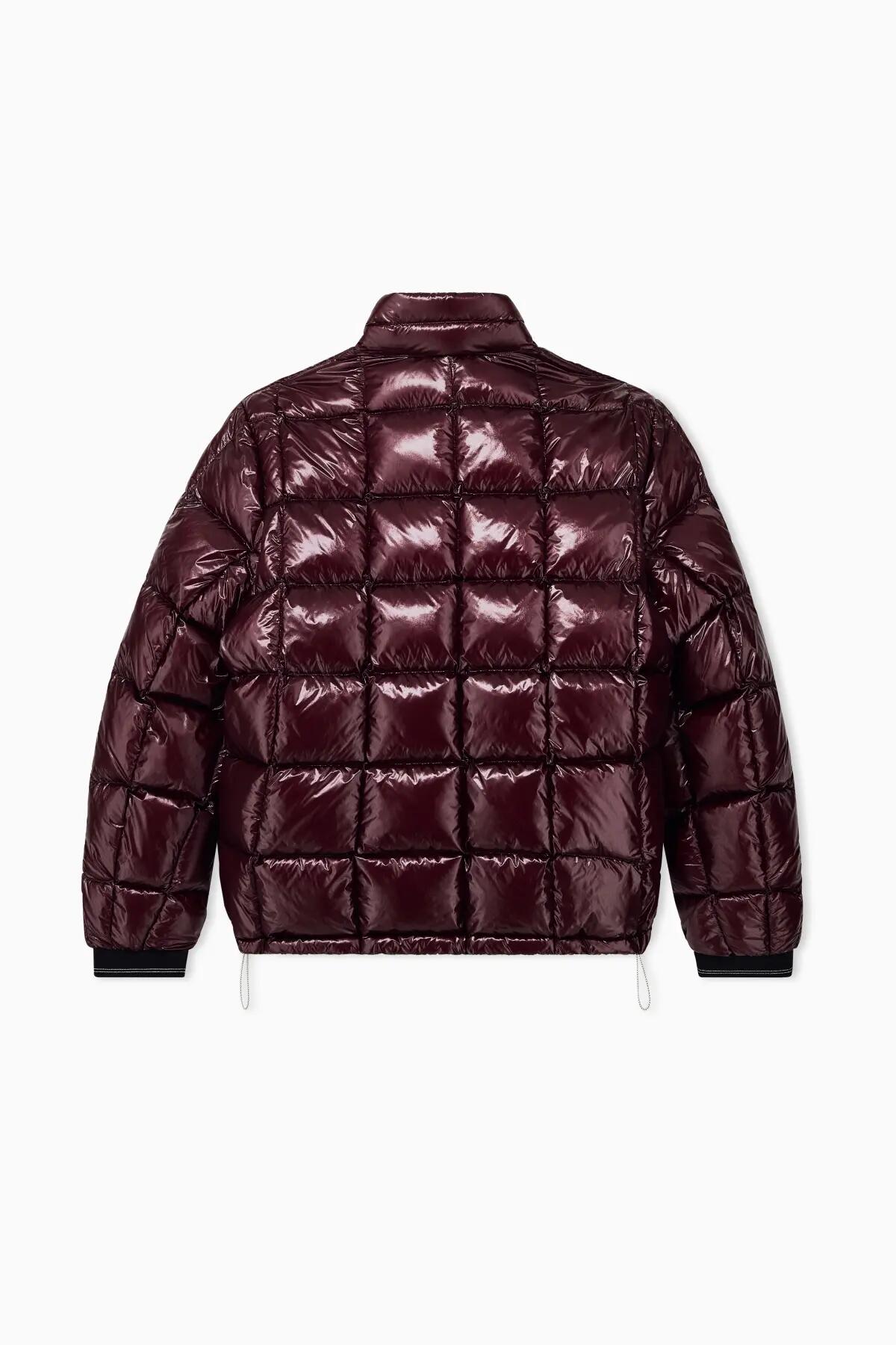 Jaqueta Armani Exchange Modelo Xm003474 Af2375 Down Jacket Cor Borgonha 5/5