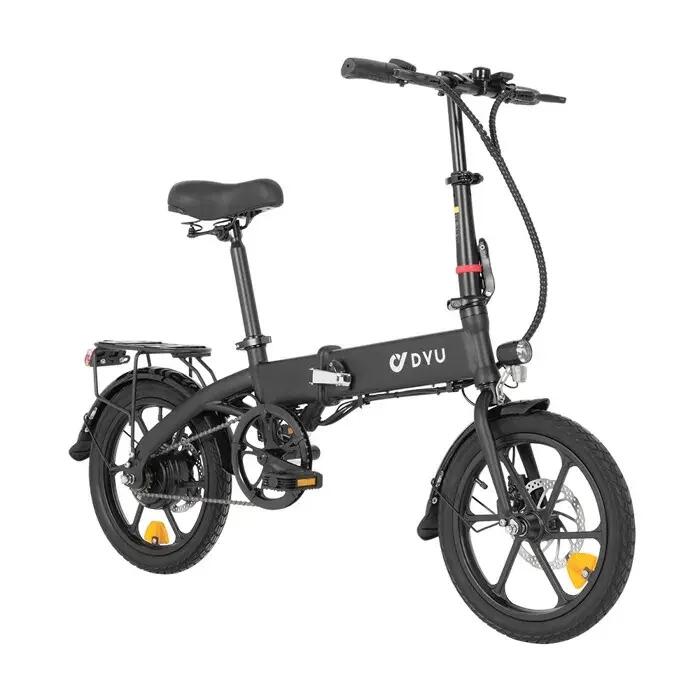 Bicicleta elétrica dobrável DYU A1F Pro, Bateria 36V 7,5 Ah, pneus 16 polegadas 3/8
