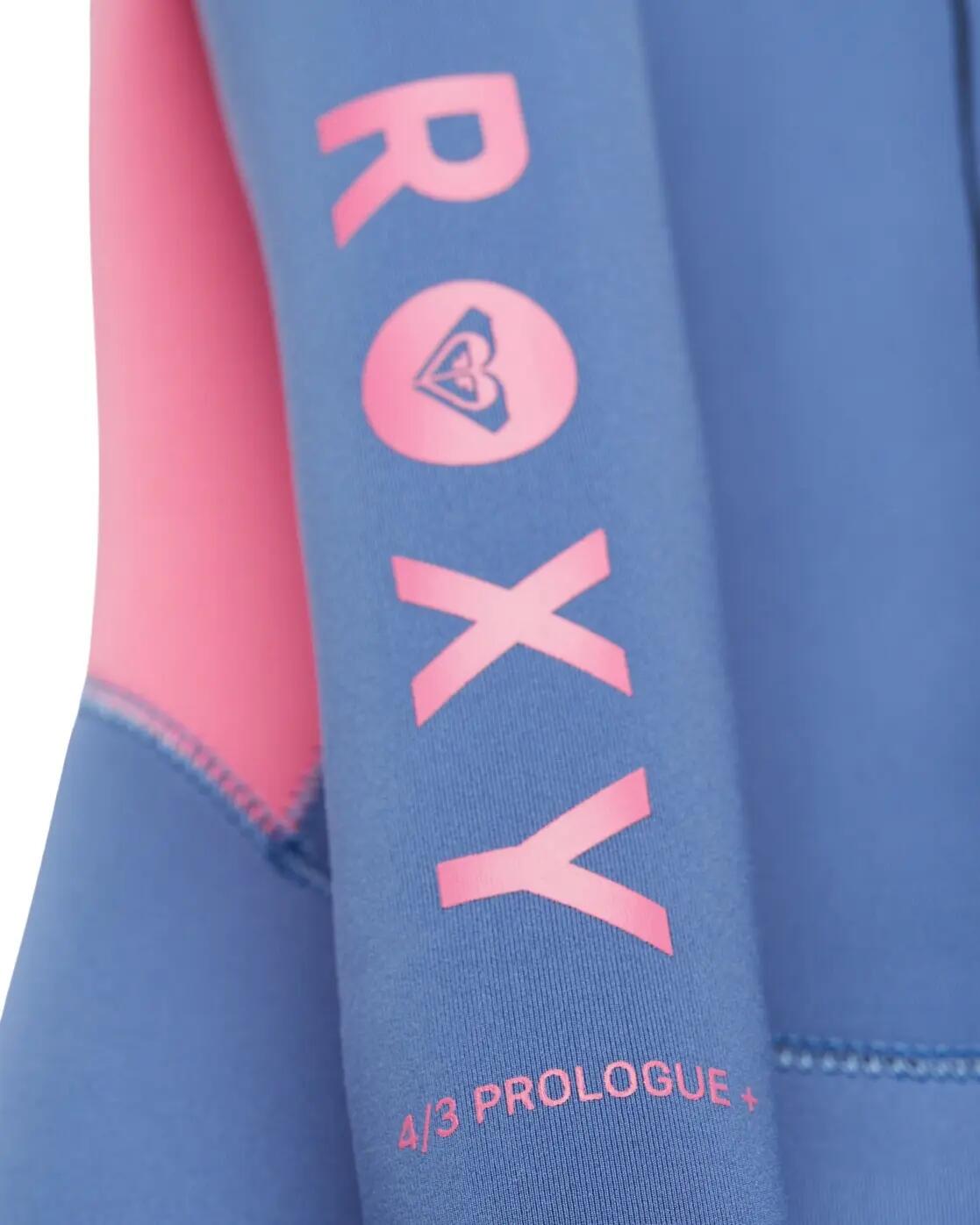 Combinaison de surf à zip dorsal 4/3MM PROLOGUE+ Bleu Bébé Fille 3/4