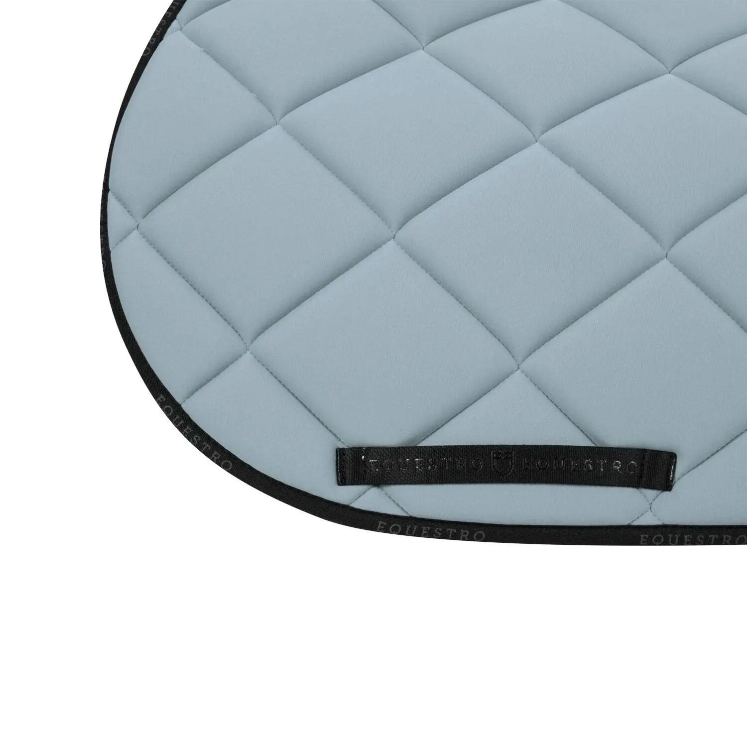 Tapis de selle logo grey mist/noir - EQUESTRO 4/5
