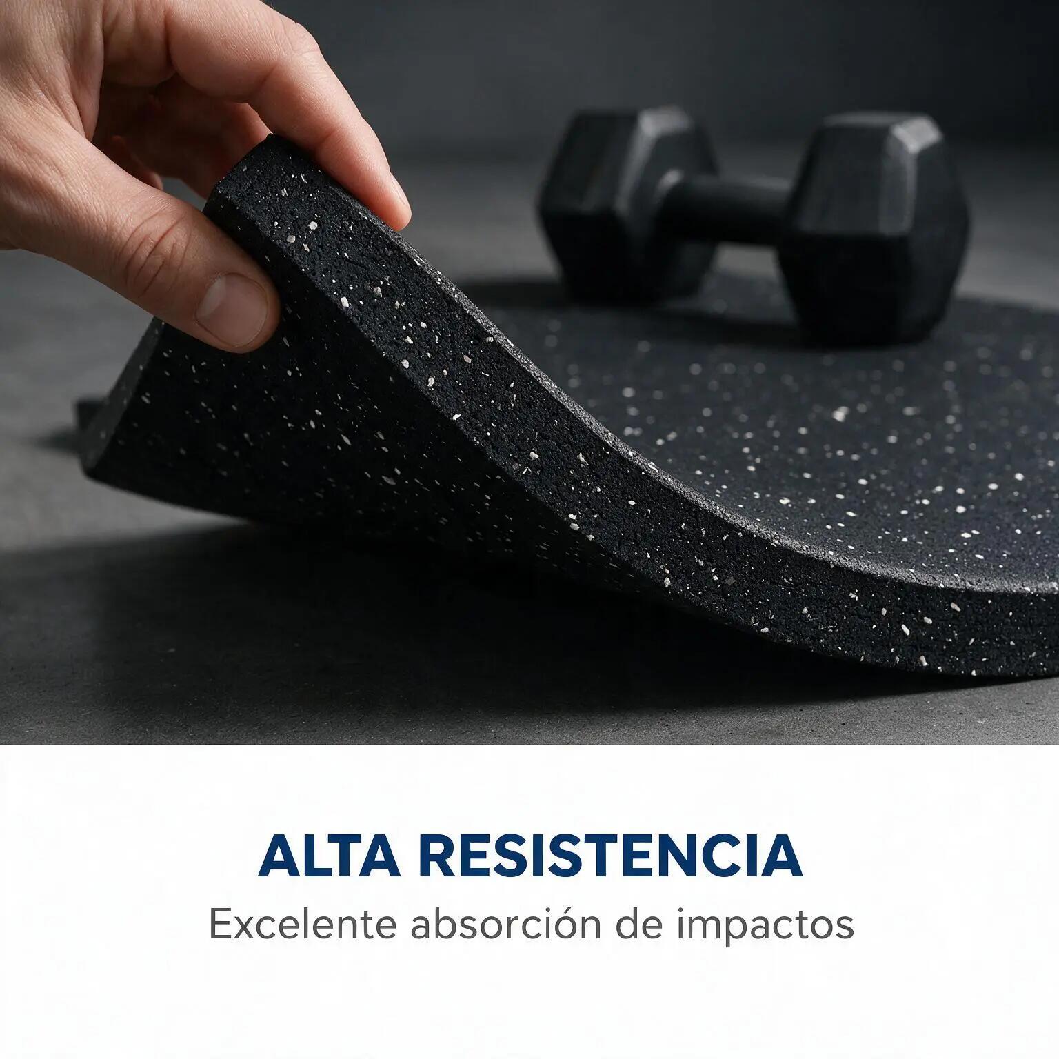 Arquiservi - Loseta de caucho ArquiPro con 10% EPDM blanco 1x1m x 20mm (1 m²) 5/7
