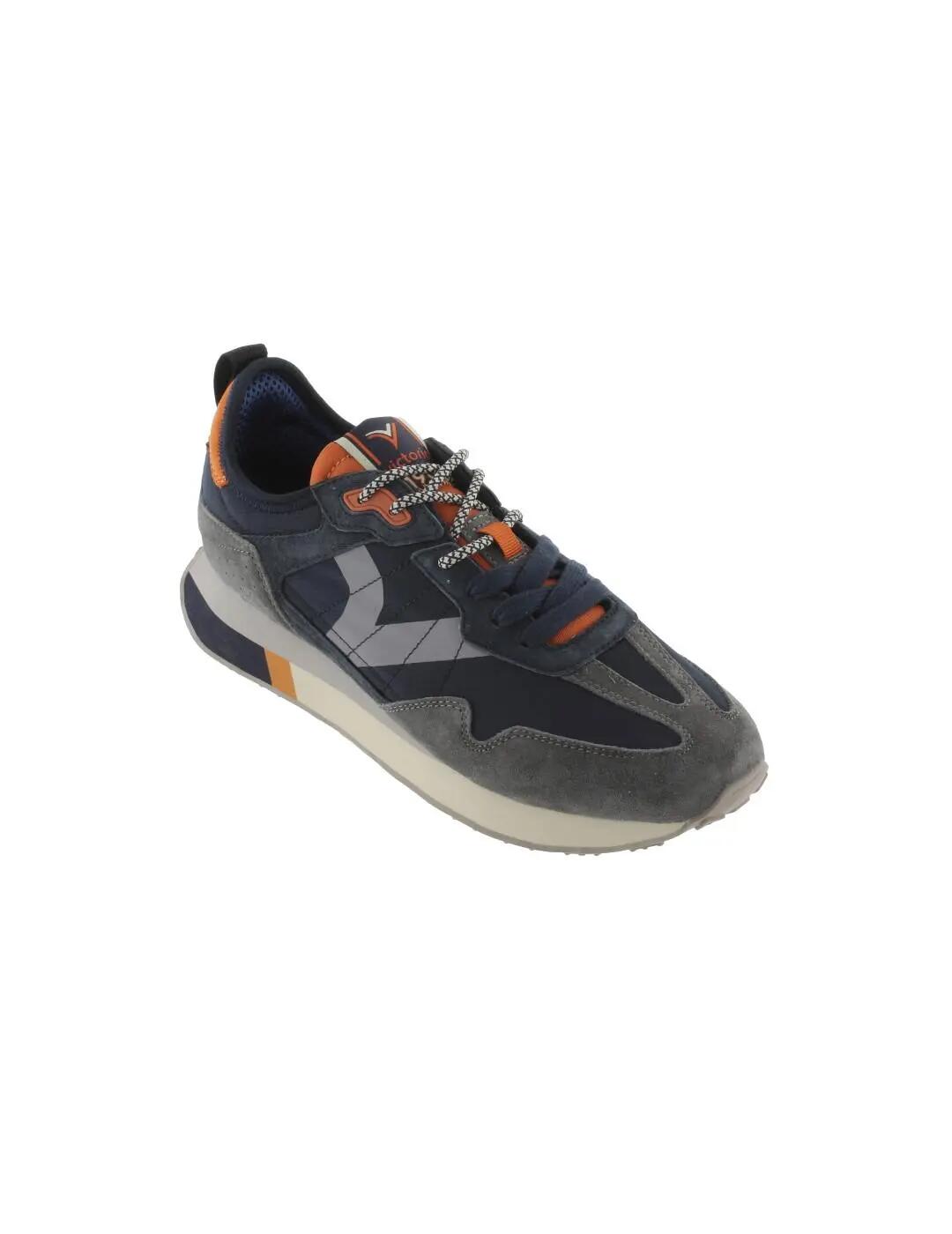 Baskets pour homme Victoria Bolt Marine. 4/4