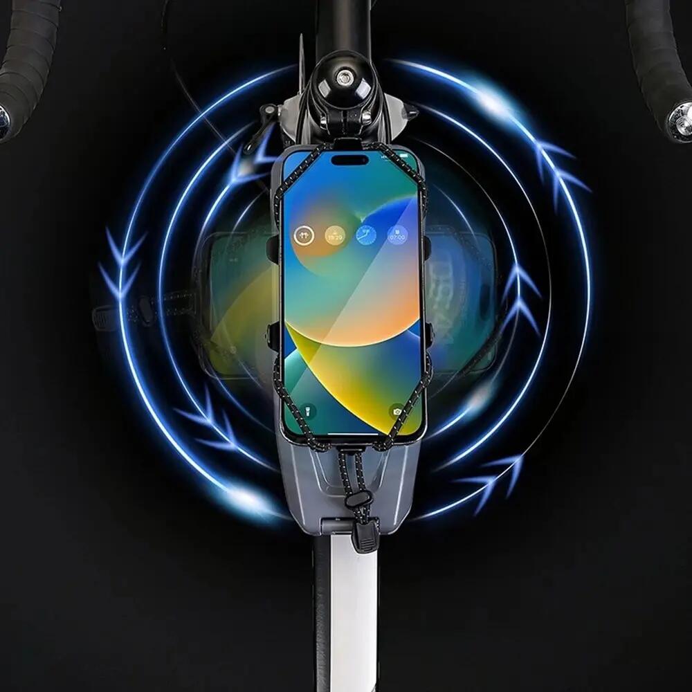 Bolsa de quadro de bicicleta com suporte para telemóvel WILD MAN 2/5