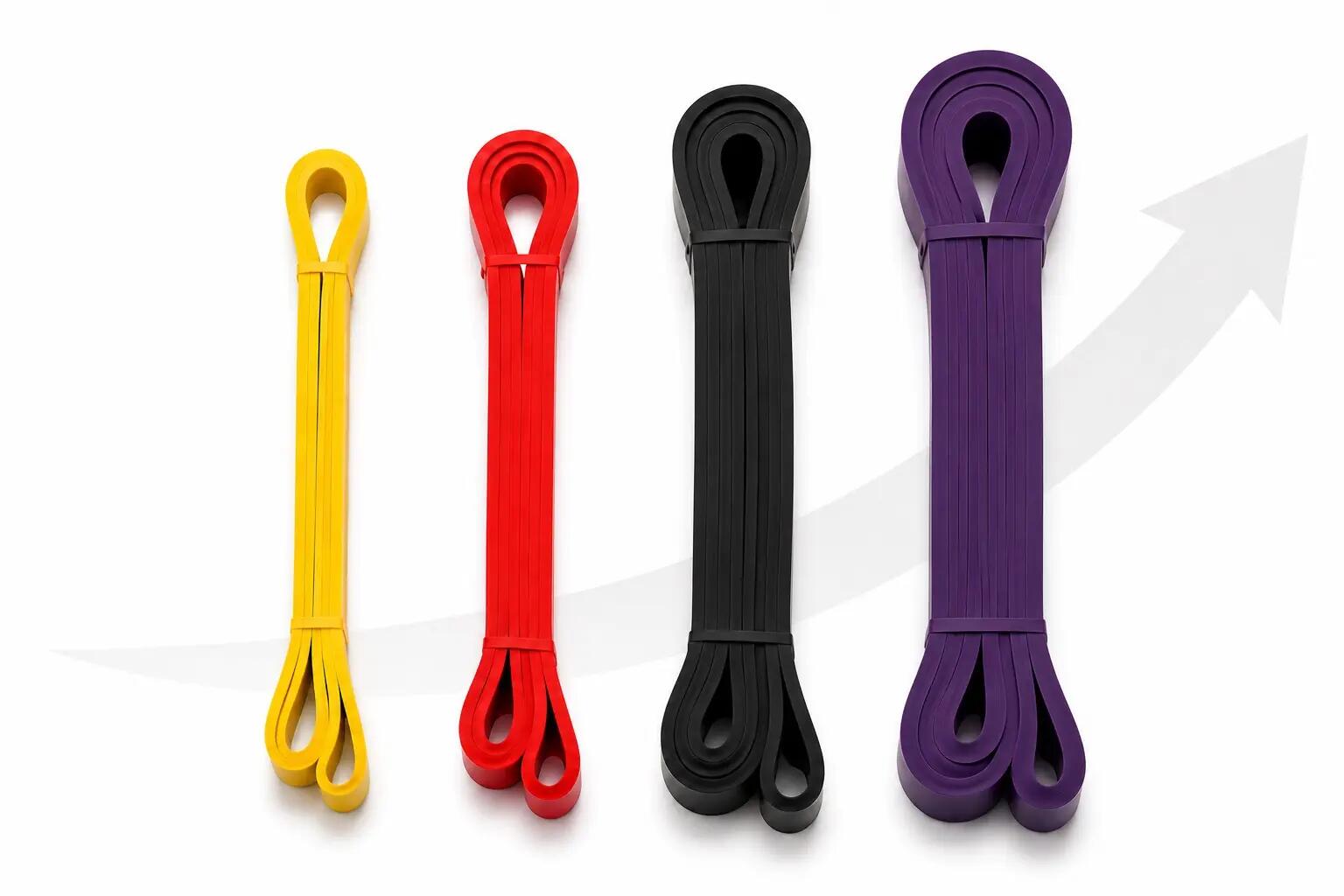 Gumy do podciągania zestaw 4 szt. z uchwytem do drzwi UNDERFIT Power Band 3/8