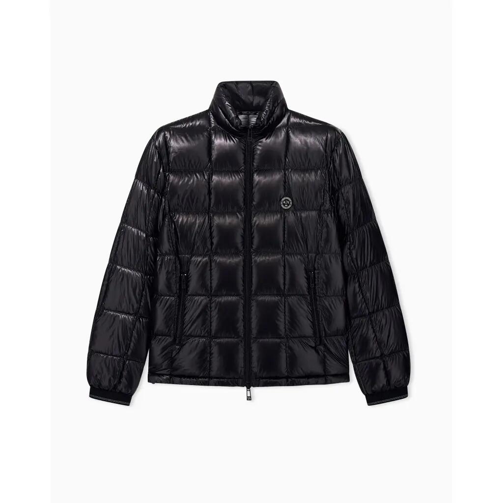 Jaqueta Armani Exchange Modelo Xm003474 Af2375 Down Jacket Cor Preto 2/5