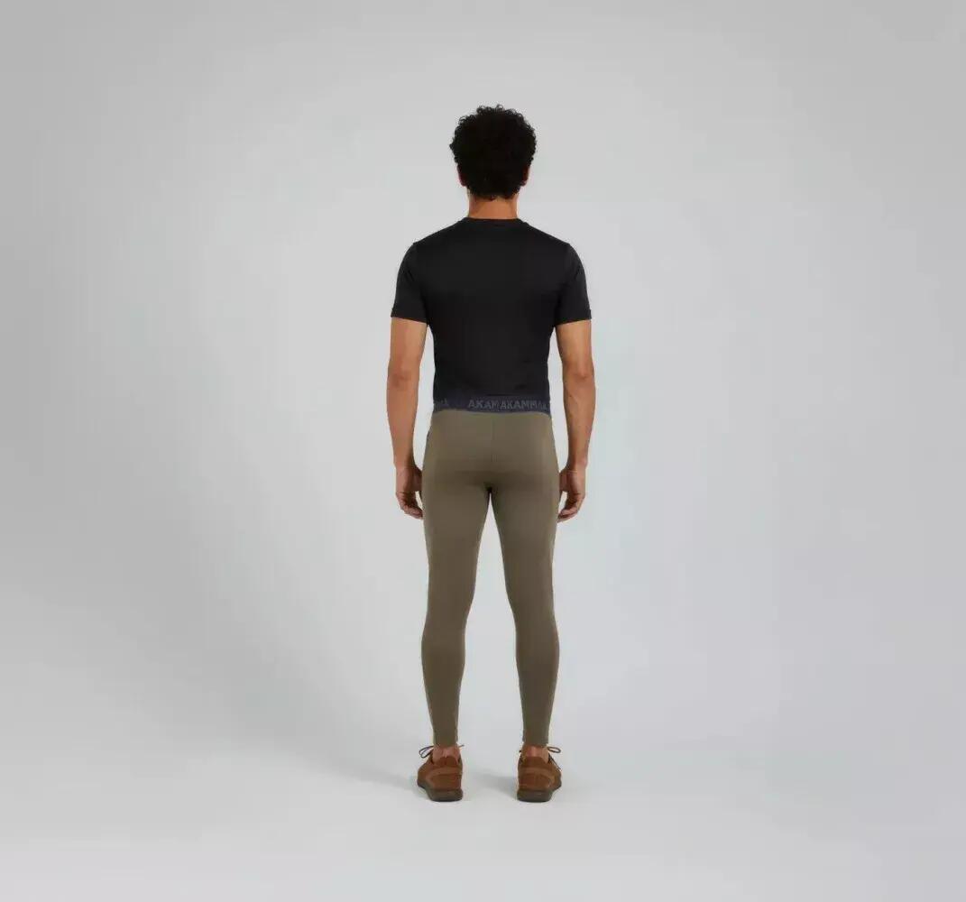 Legging de Randonnée homme Thermique PULK Kaki 3/3