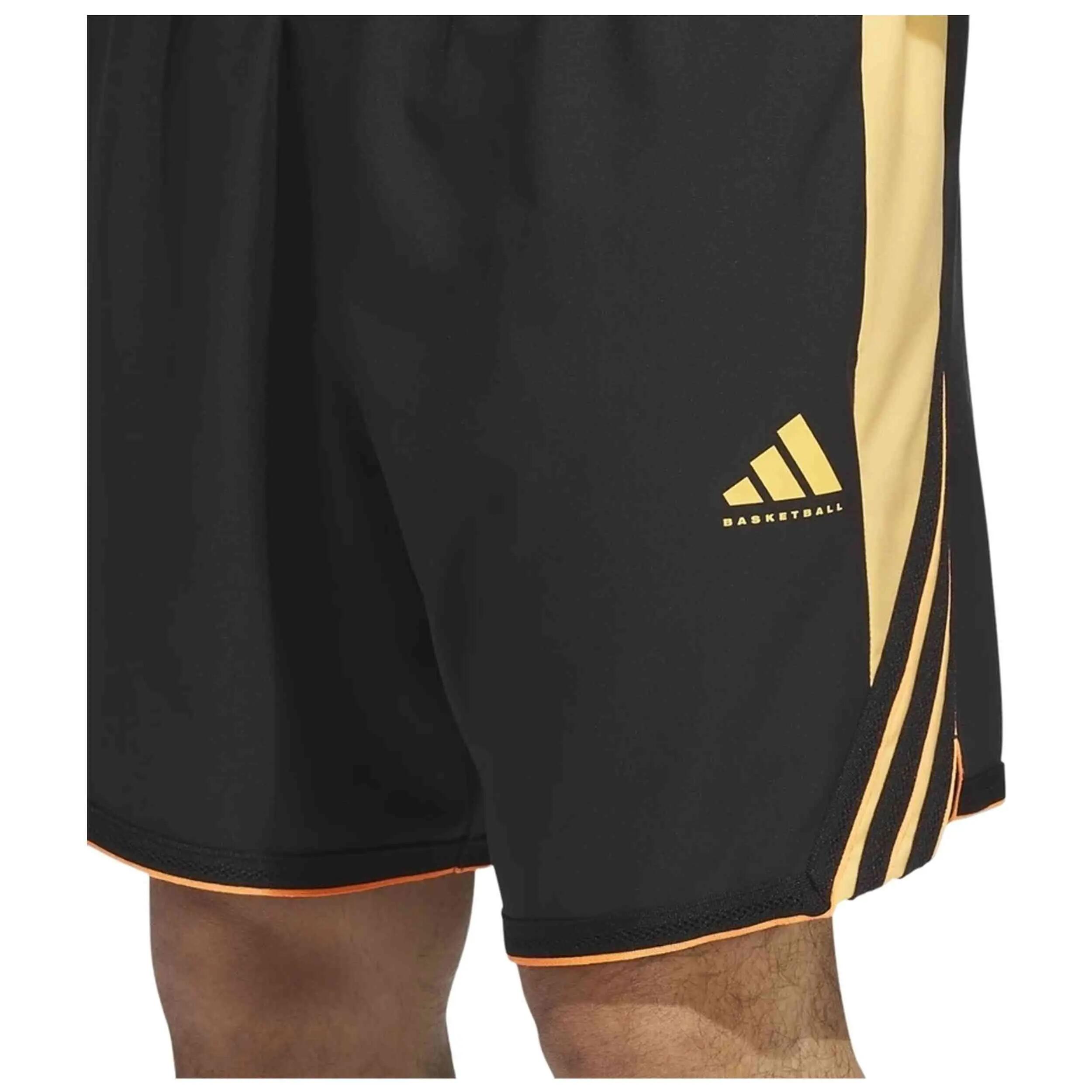Short Adidas modèle Short Basket Adidas Crazylite "Black-Hazy Orange pour homme 5/5