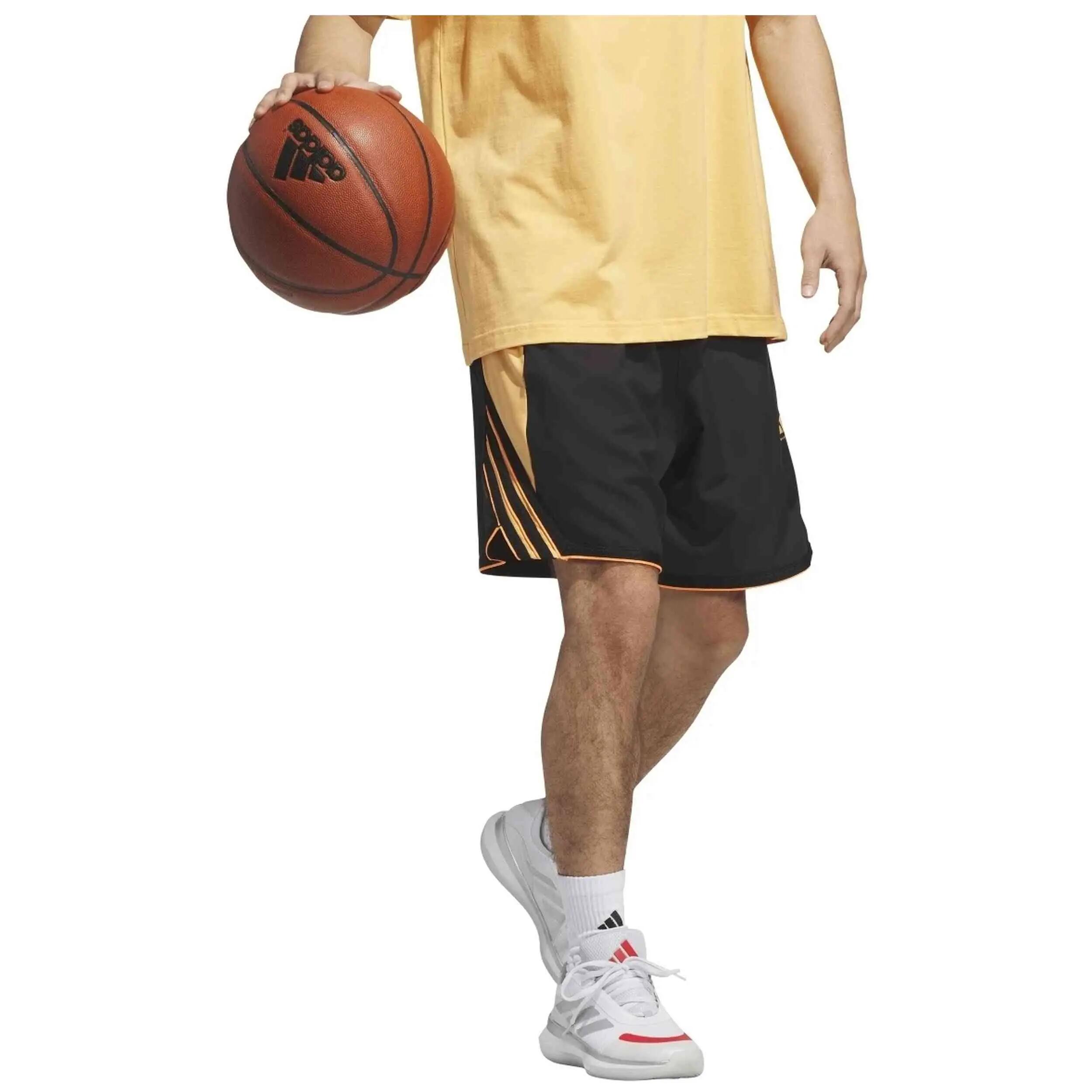 Short Adidas modèle Short Basket Adidas Crazylite "Black-Hazy Orange pour homme 3/5