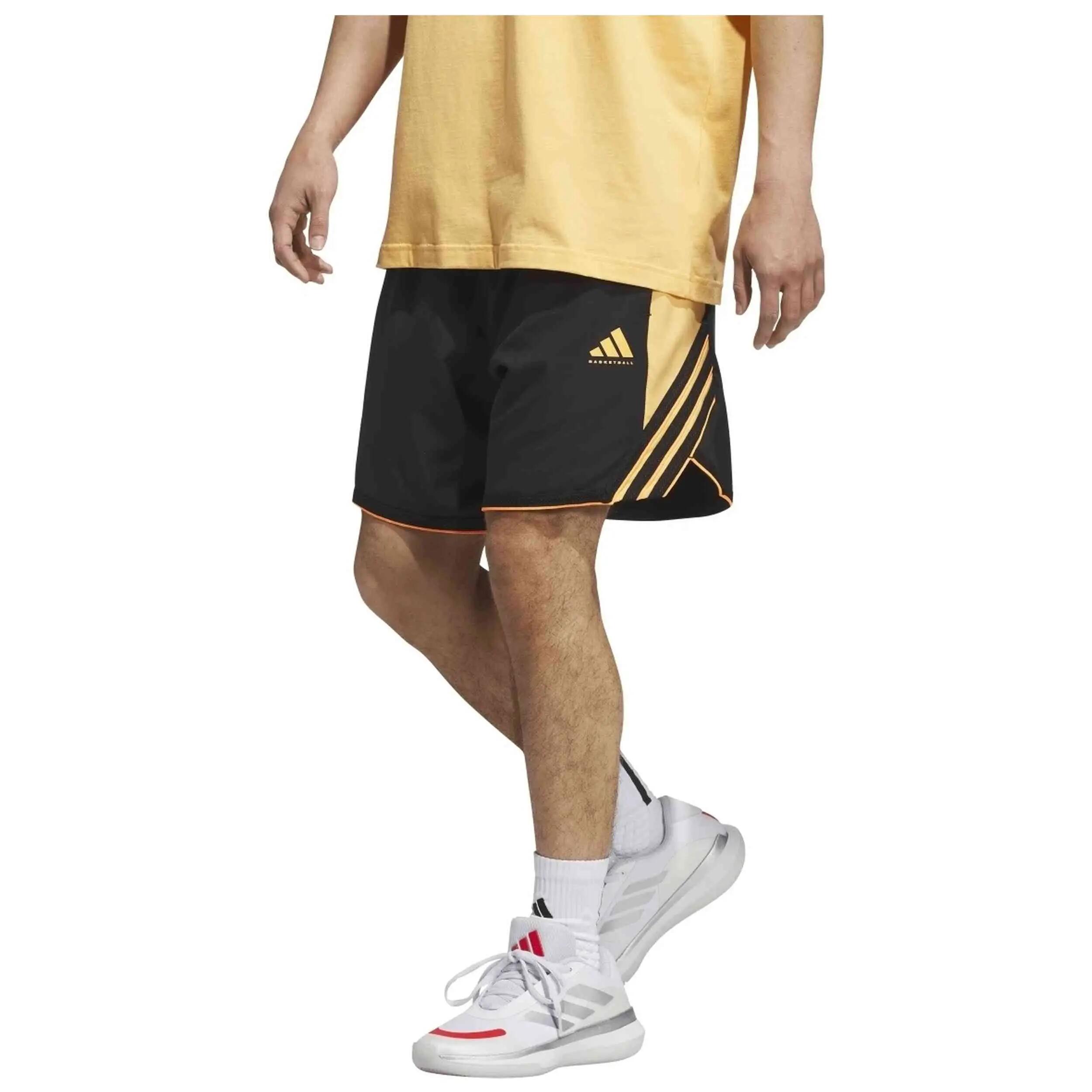 Short Adidas modèle Short Basket Adidas Crazylite "Black-Hazy Orange pour homme 2/5
